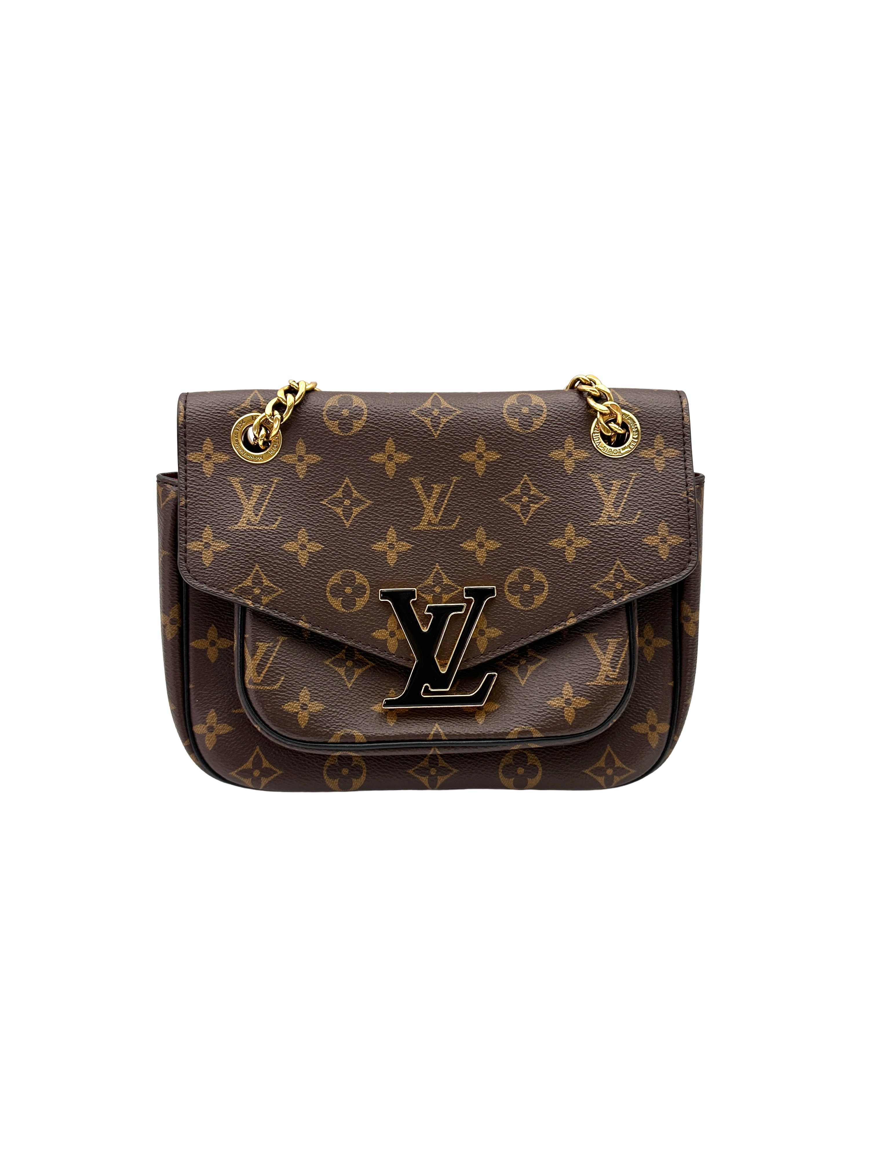 Louis Vuitton Passy Monogram Canvas Chain Shoulder Bag LV3115