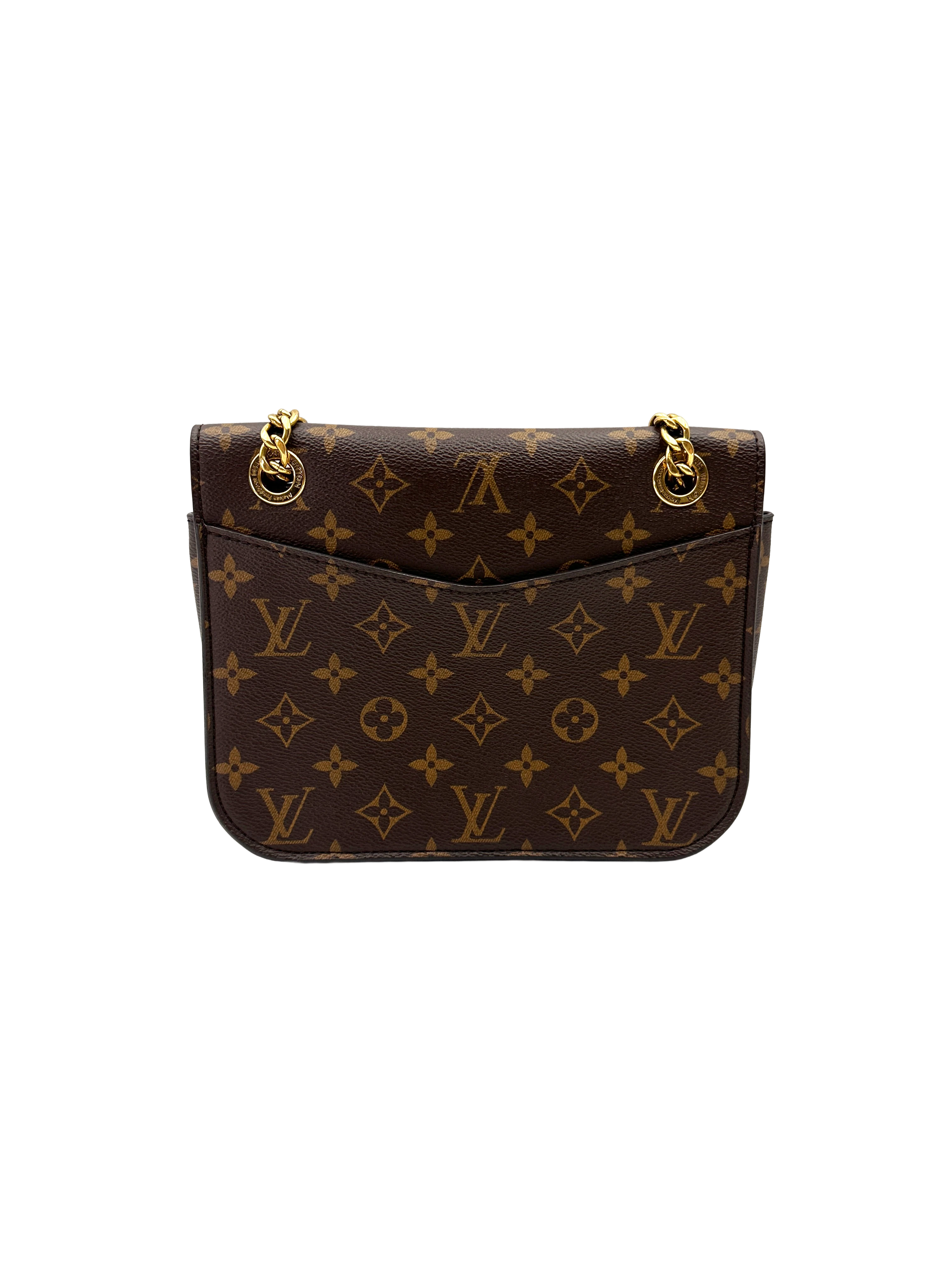 Louis Vuitton Passy Monogram Canvas Chain Shoulder Bag LV3115