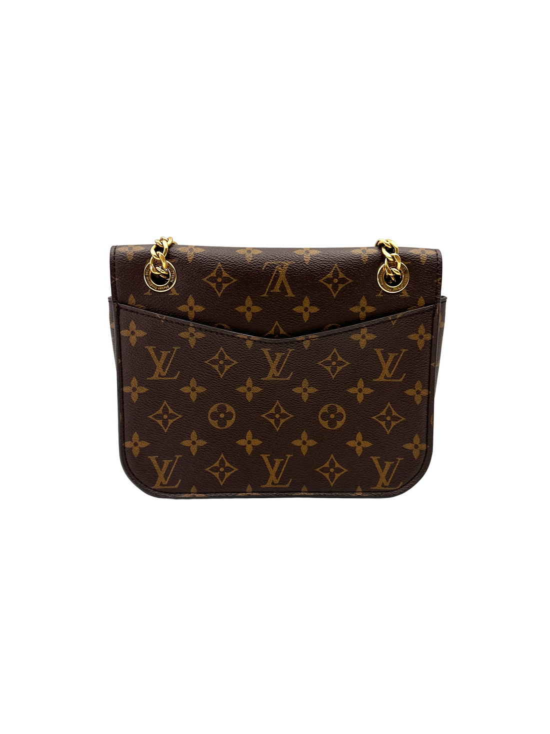 Louis Vuitton Passy Monogram Canvas Chain Shoulder Bag LV3115