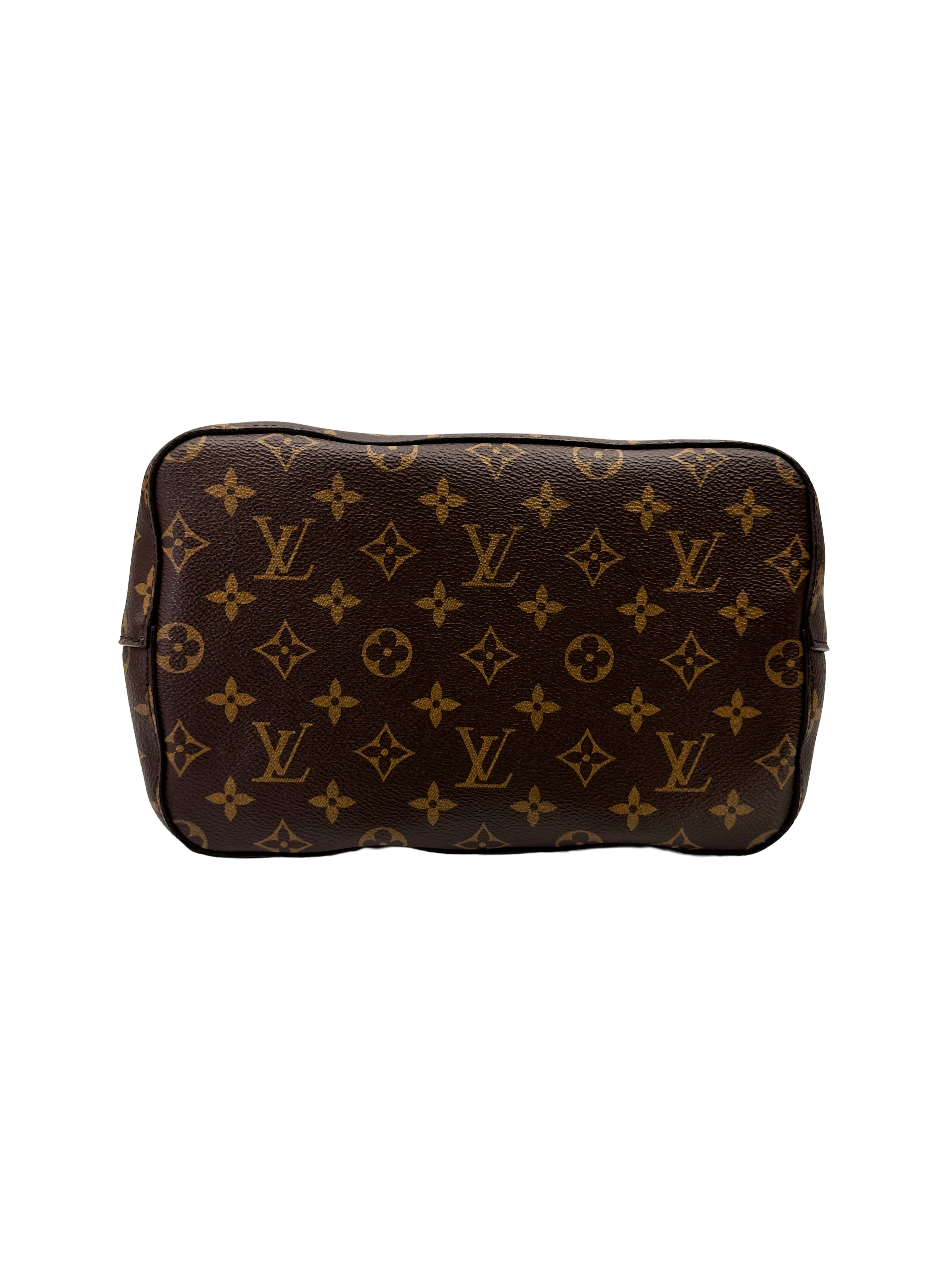 Louis Vuitton Neonoe Monogram Canvas Bucket Bag With Pink Drawstring LV3127