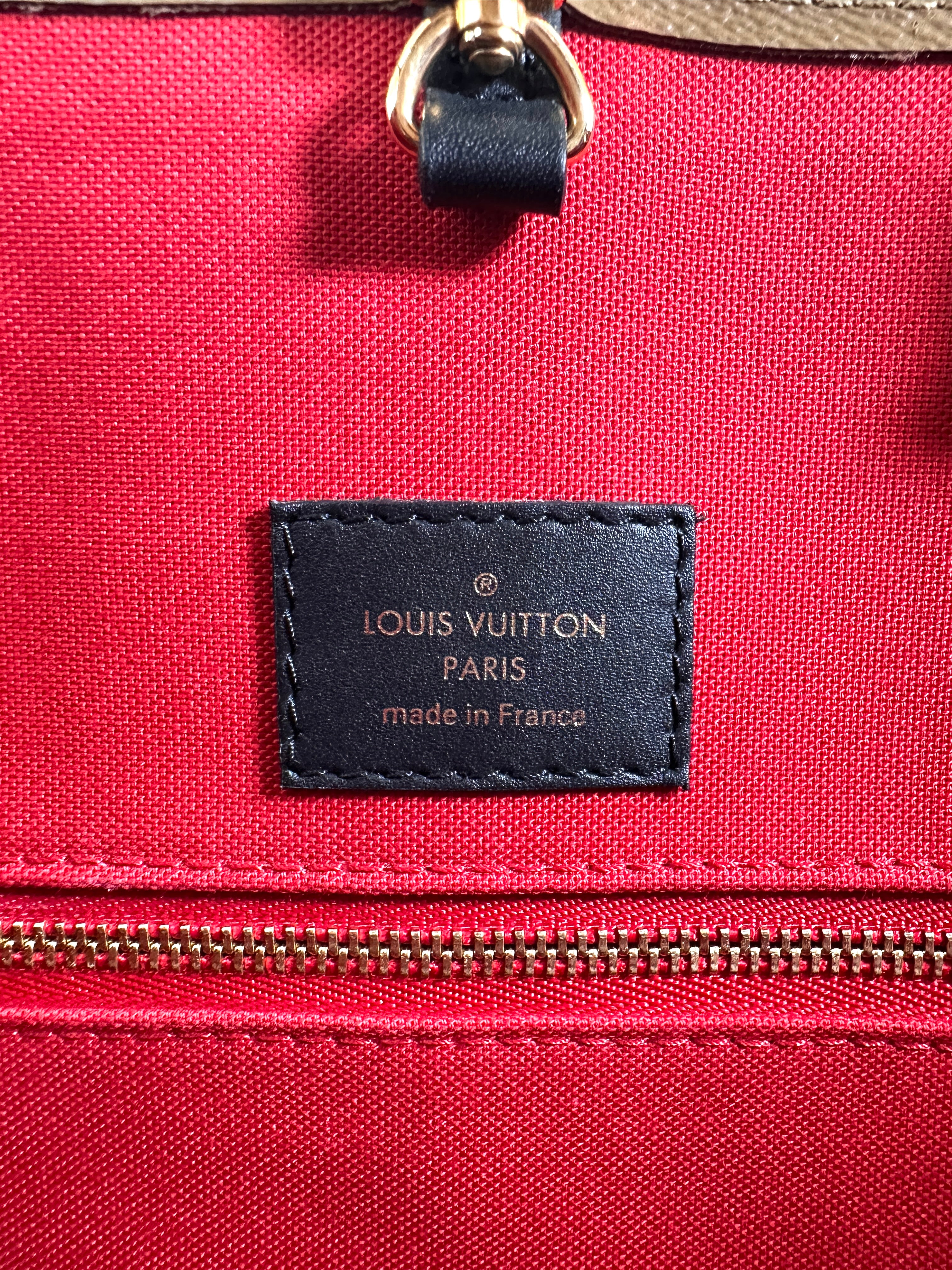 Louis Vuitton Onthego GM Monogram Canvas Handle Bag LV3123