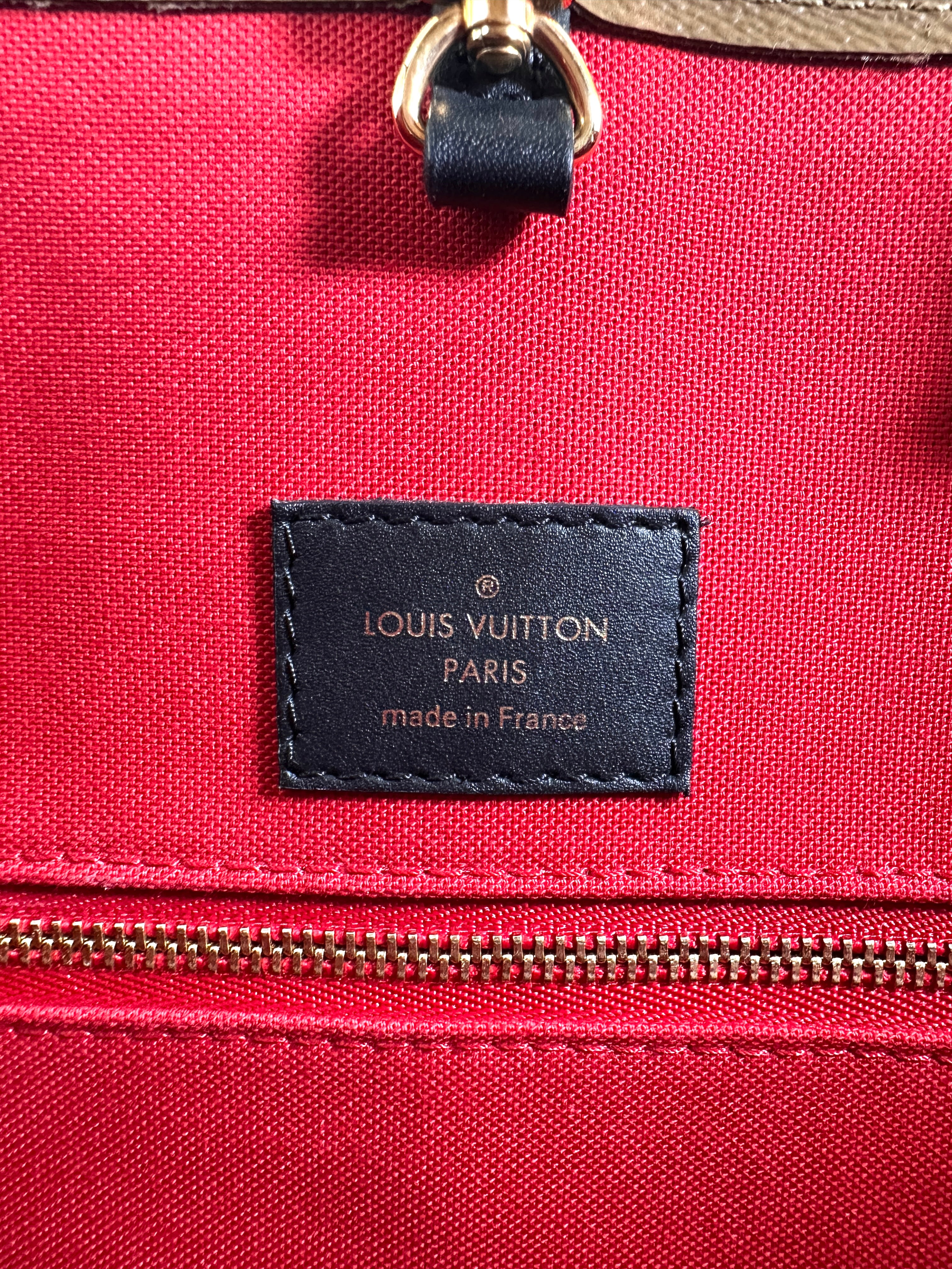 Louis Vuitton Onthego GM Monogram Canvas Handle Bag LV3122