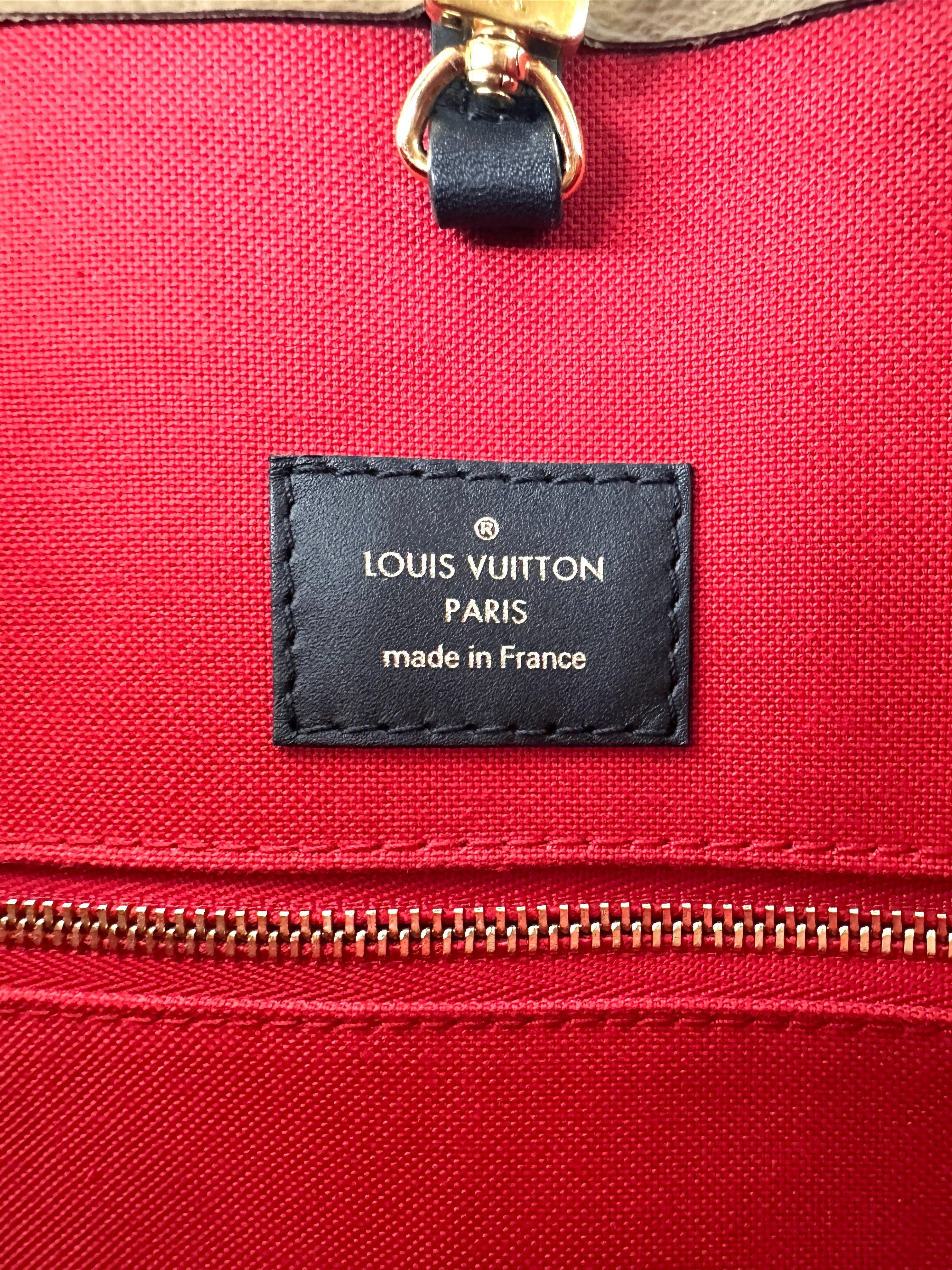 Louis Vuitton Onthego GM Monogram Canvas Handle Bag LV3126