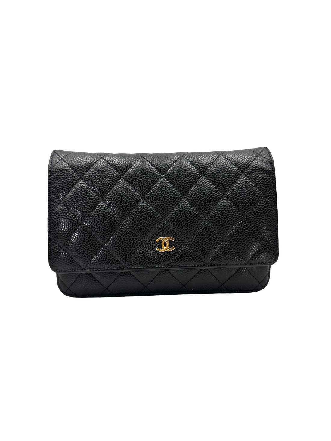 Chanel Black Quilted Leather Wallet On Chain(20***15) CC2262