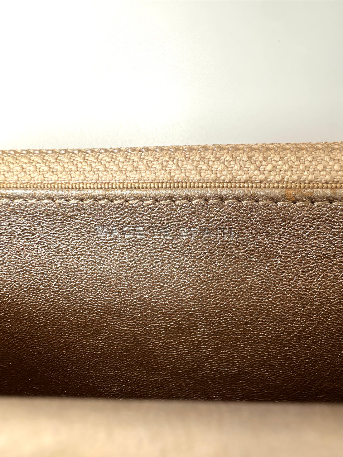 Chanel 2.55 Reissue Beige Quilted Leather Wallet On Chain(19***32) CC2264