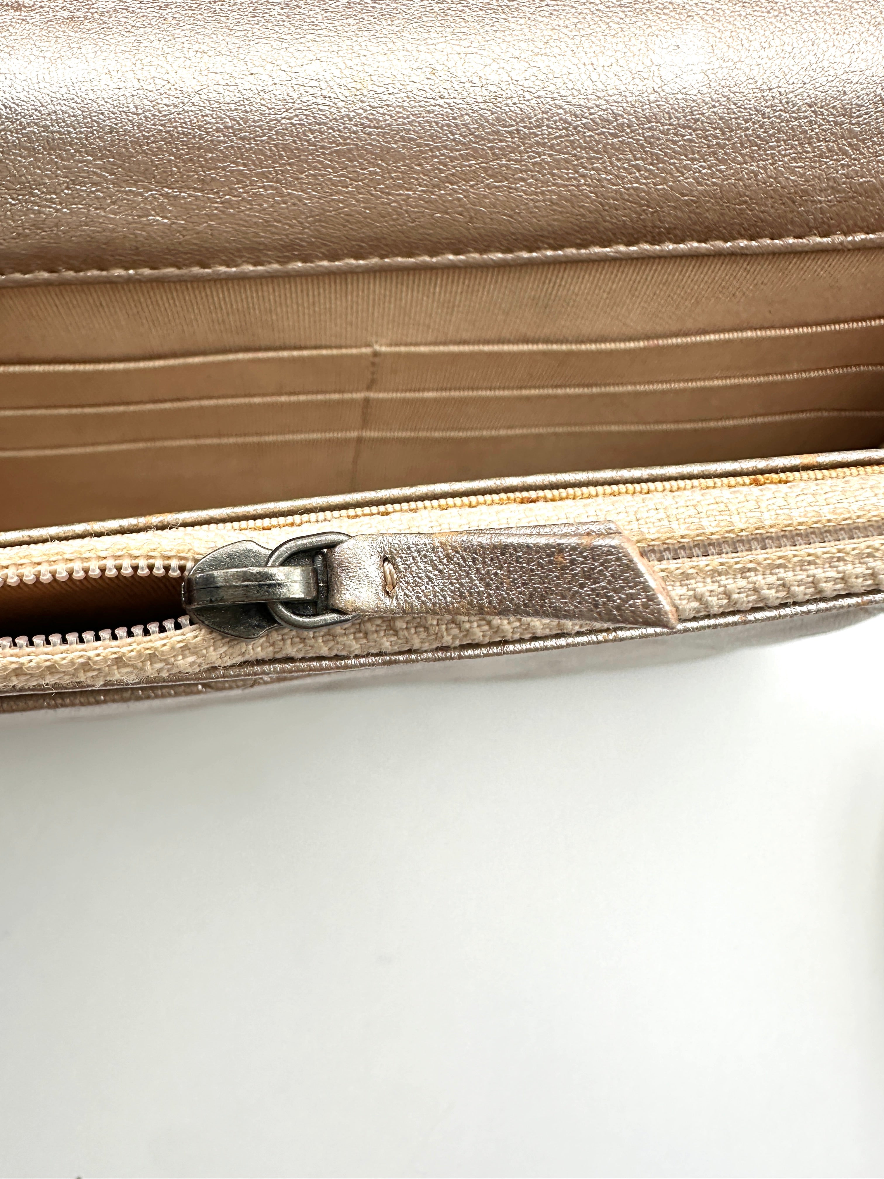 Chanel 2.55 Reissue Beige Quilted Leather Wallet On Chain(19***32) CC2264