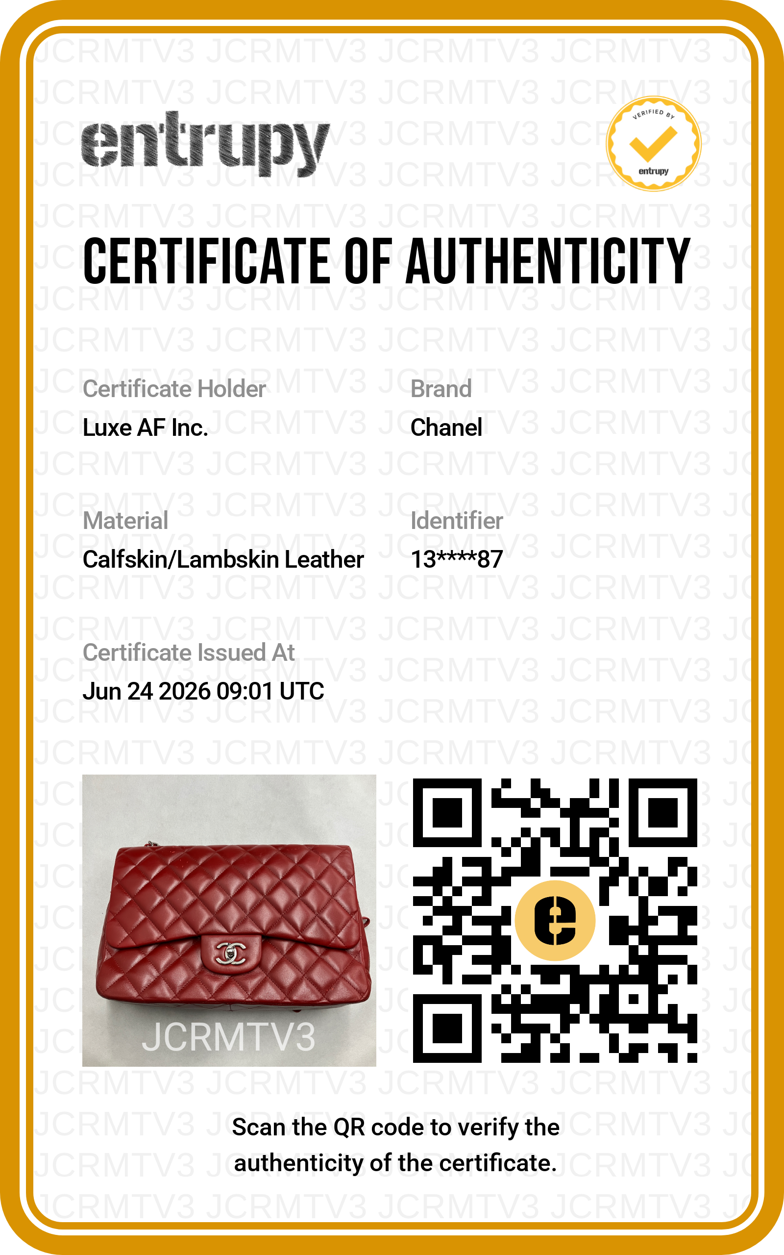 Chanel Classic Flap Red Quilted Leather Jumbo Shoulder Bag With Silver Buckle(13***87) CC2405