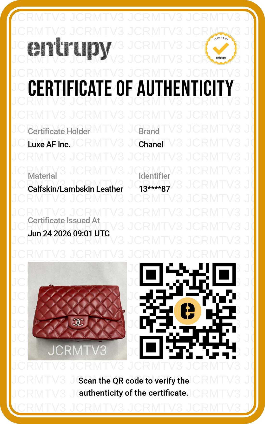 Chanel Classic Flap Red Quilted Leather Jumbo Shoulder Bag With Silver Buckle(13***87) CC2405