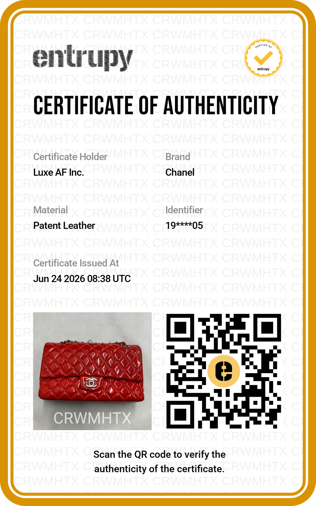 Chanel Classic Flap Red Quilted Patent Leather Shoulder Bag With Silver Buckle(19***05) CC2265