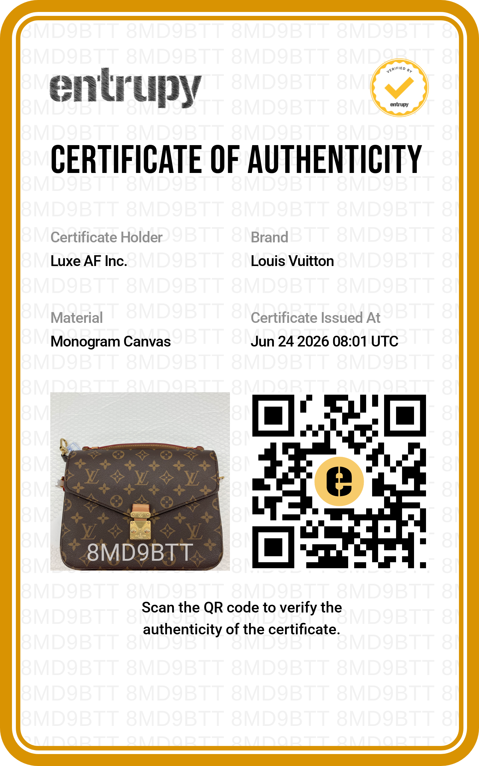 Louis Vuitton Monogram Canvas Pochette Metis LV3119