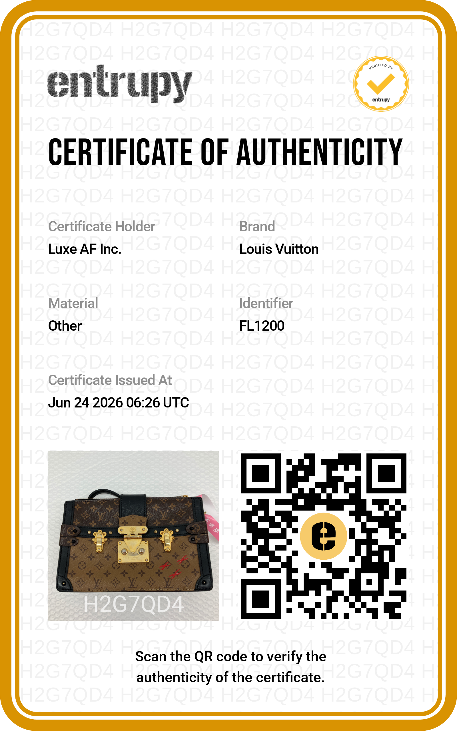 Louis Vuitton Trunk Clutch Monogram Canvas Bag LV3112