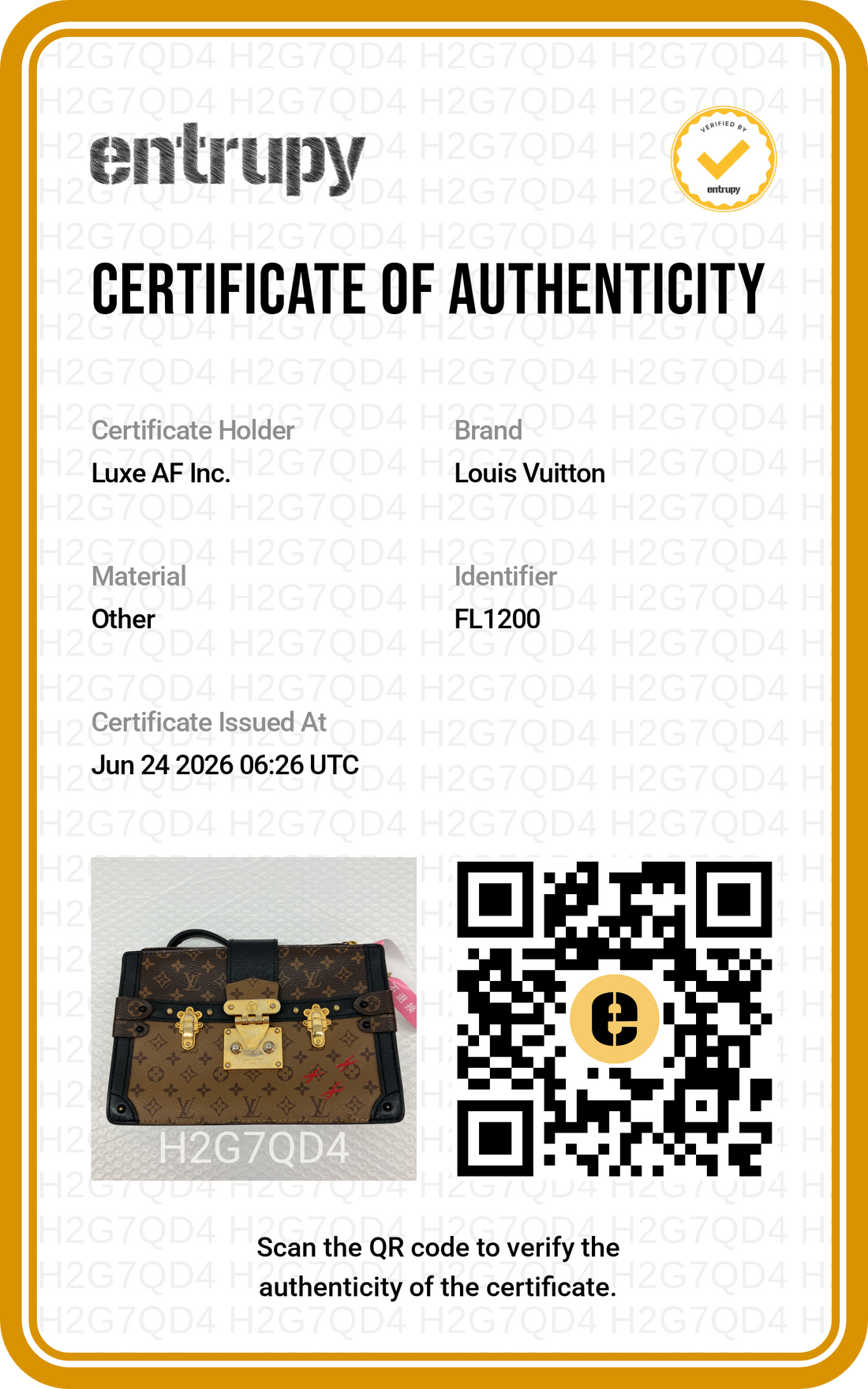 Louis Vuitton Trunk Clutch Monogram Canvas Bag LV3112