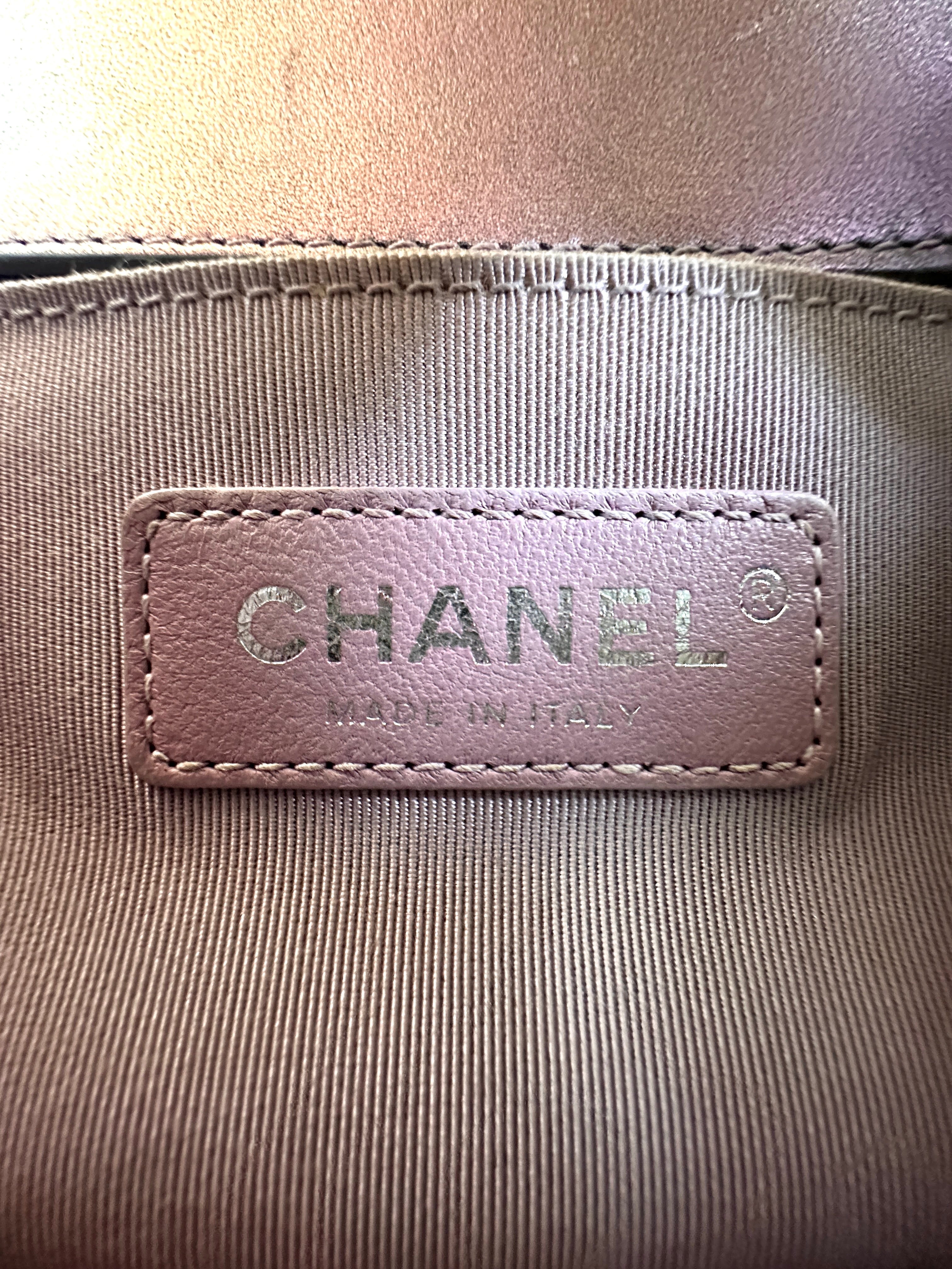 Chanel LeBoy Iridescent Quilted Leather Small Size Flap Bag(26***24) CC2270