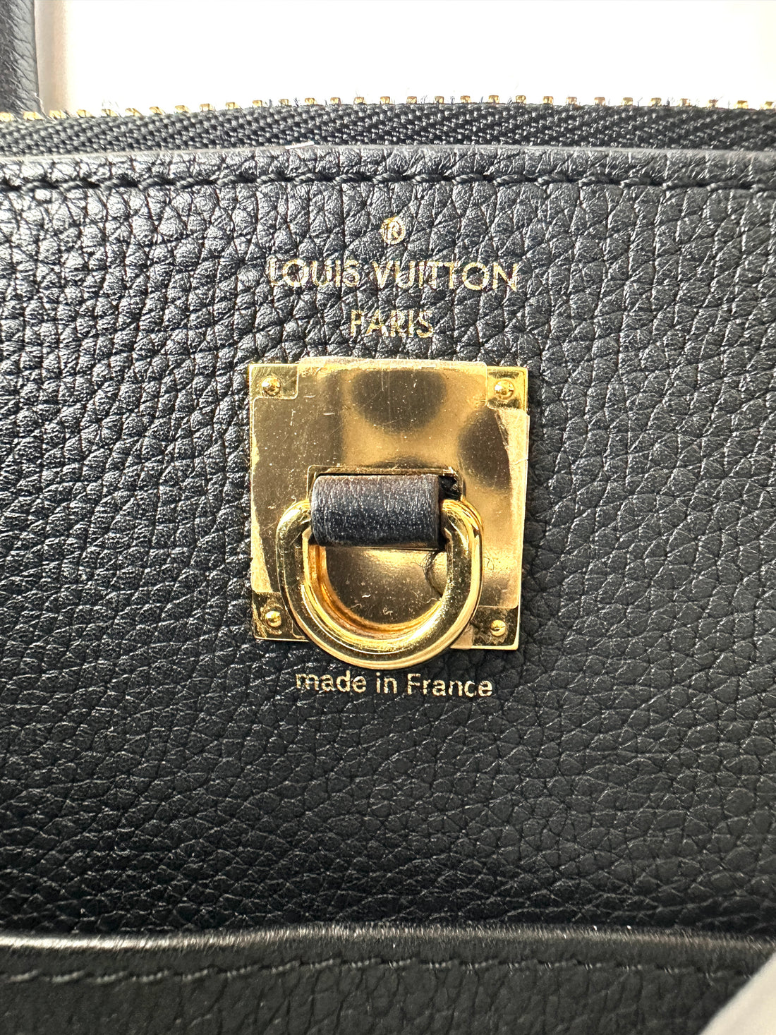 Louis Vuitton City Steamer PM Black Leather Handle Bag LV3130