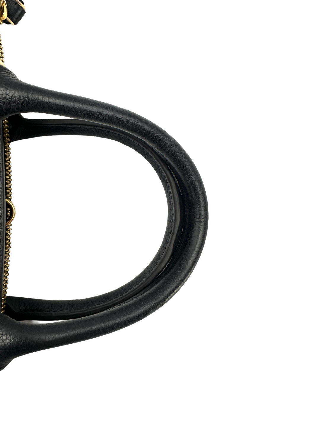 Louis Vuitton City Steamer PM Black Leather Handle Bag LV3130
