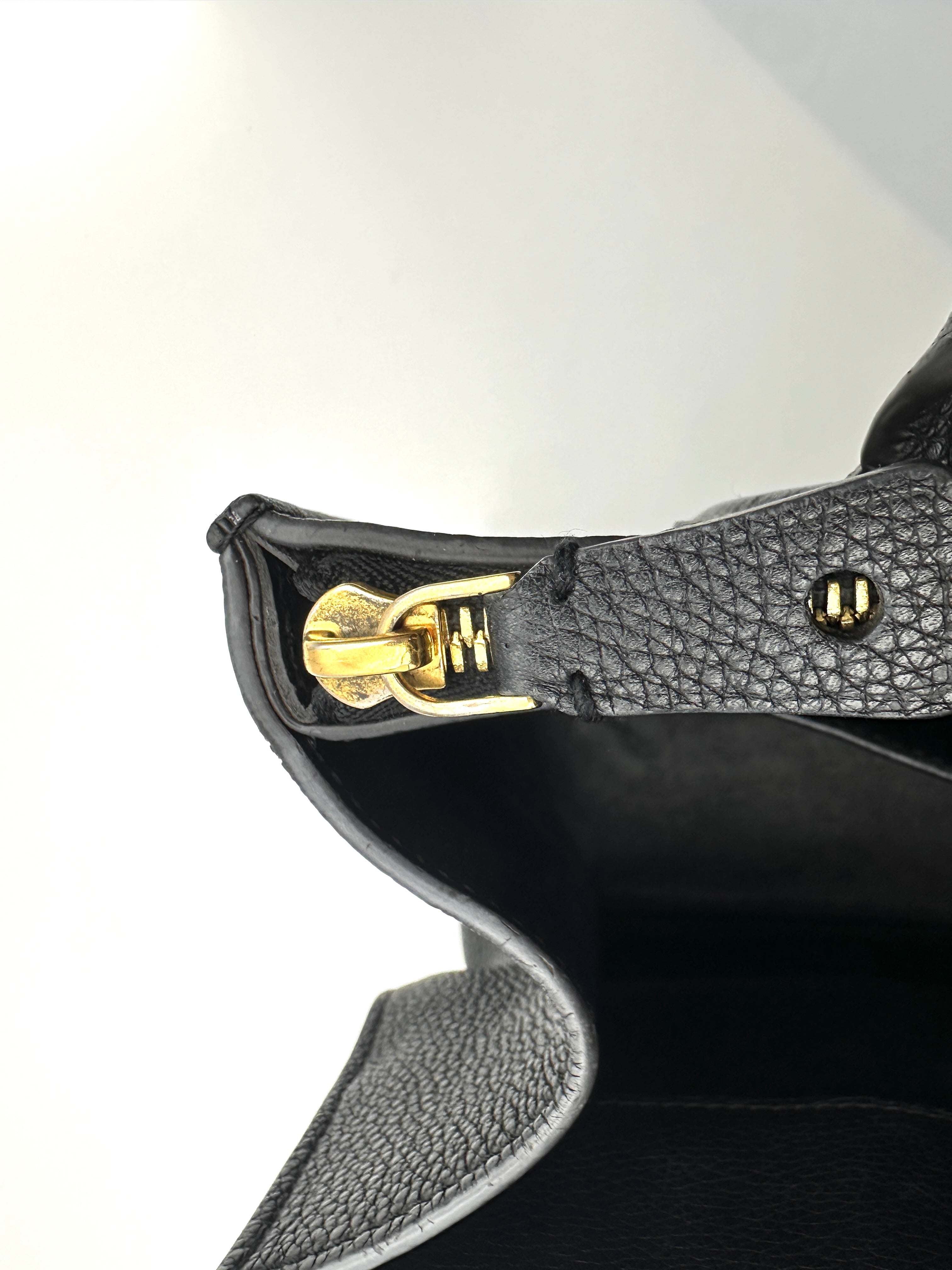 Louis Vuitton City Steamer PM Black Leather Handle Bag LV3130