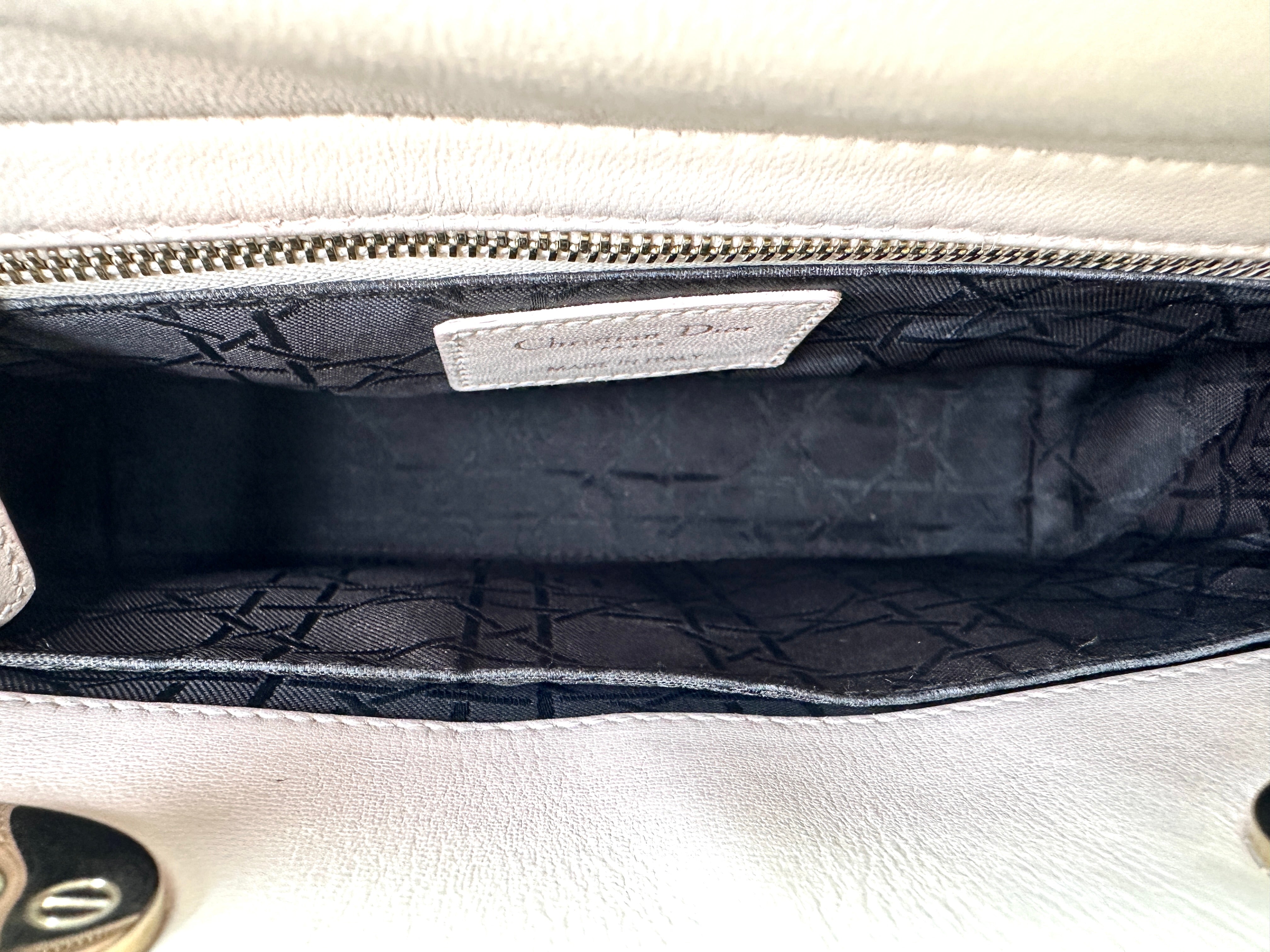 Christian Dior Lady Dior Pink Cannage Leather Handle Bag DR828