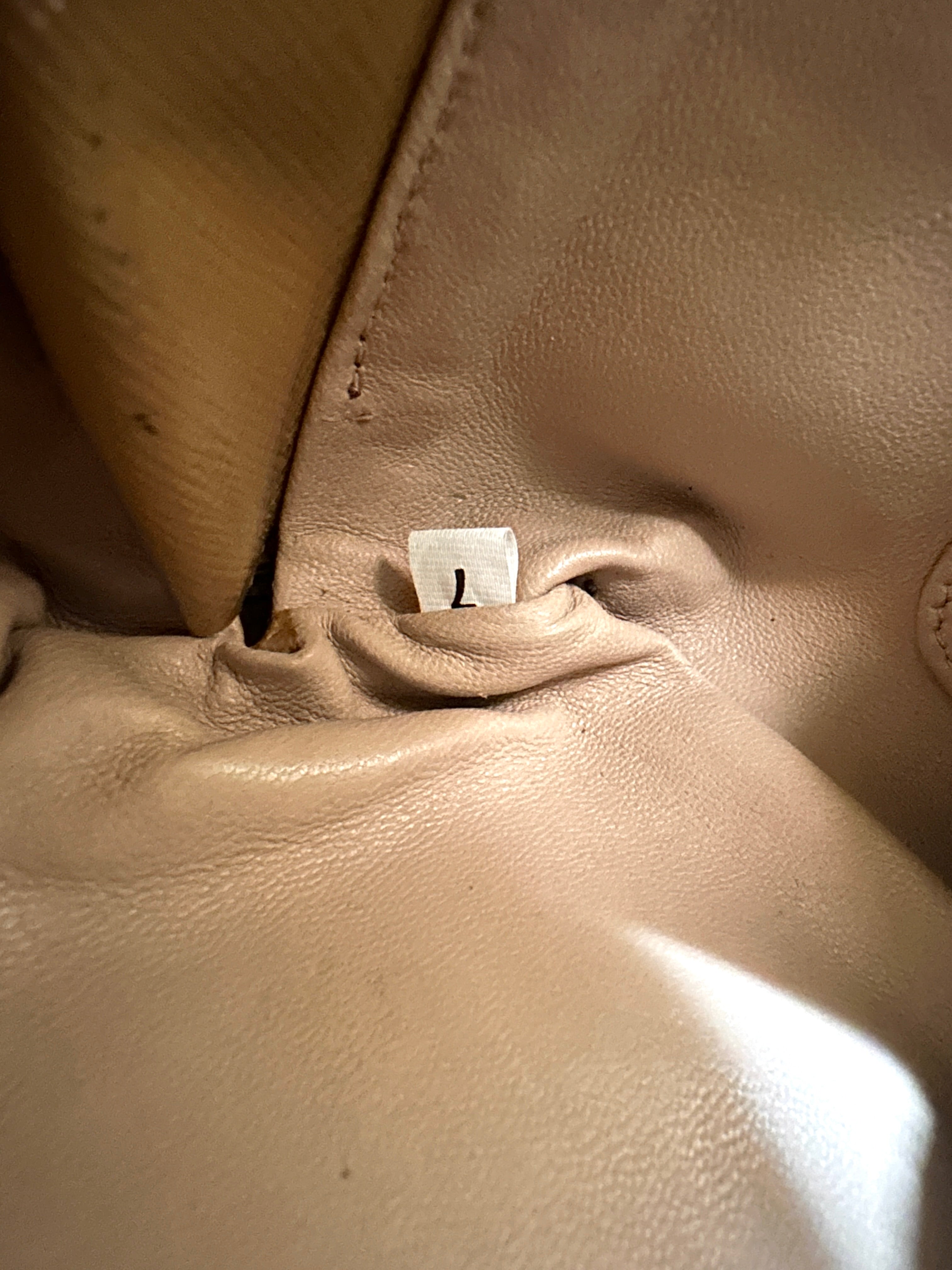 Prada Promenade Beige Saffiano Crystal Studded Top Handle Bag PR513