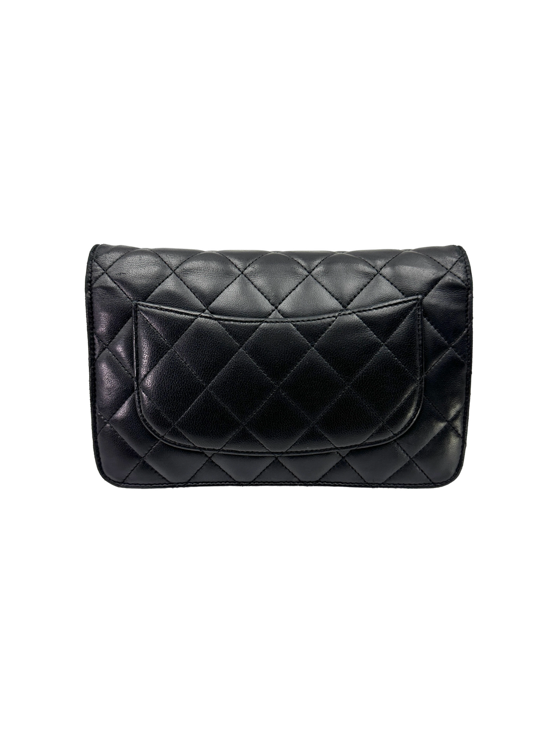 Chanel Black Quilted Lambskin Wallet On Chain(22***81) CC2285