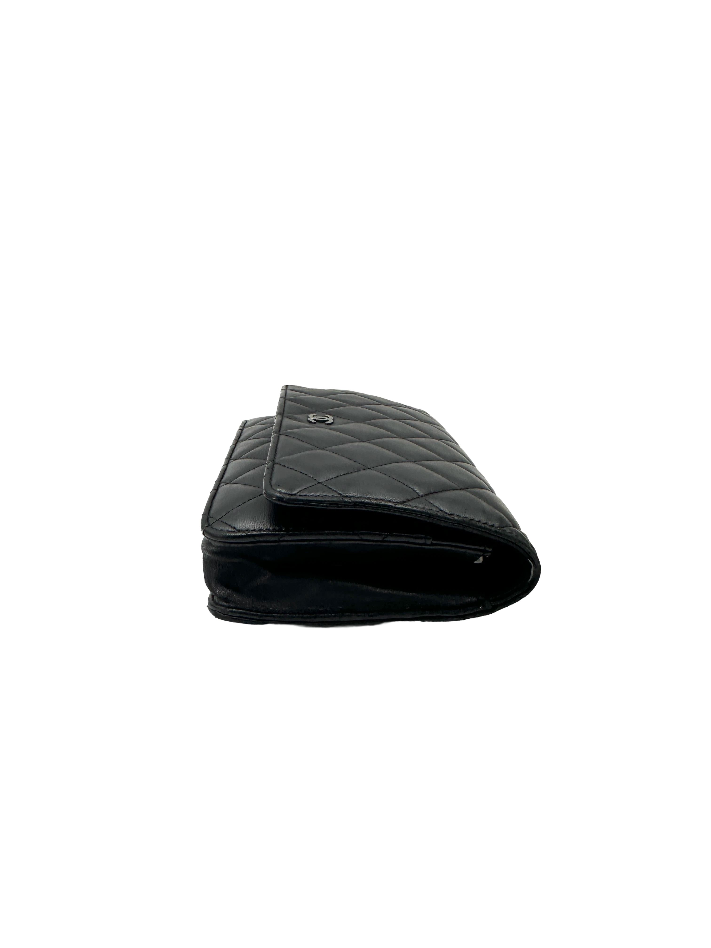 Chanel Black Quilted Lambskin Wallet On Chain(22***81) CC2285