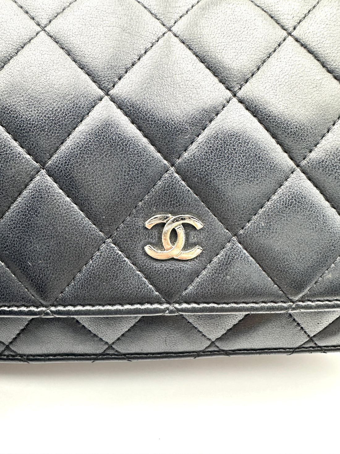 Chanel Black Quilted Lambskin Wallet On Chain(22***81) CC2285