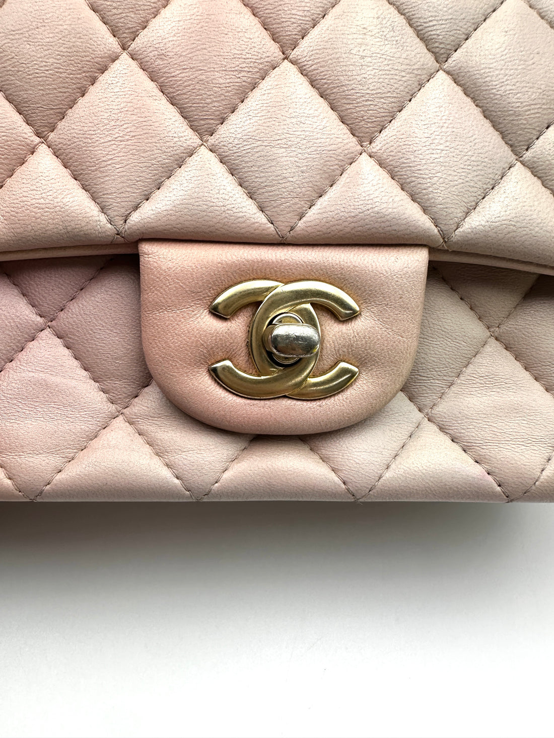 Chanel Classic Flap Pink Quilted Leather Top Handle Bag(X6***U5) CC2288