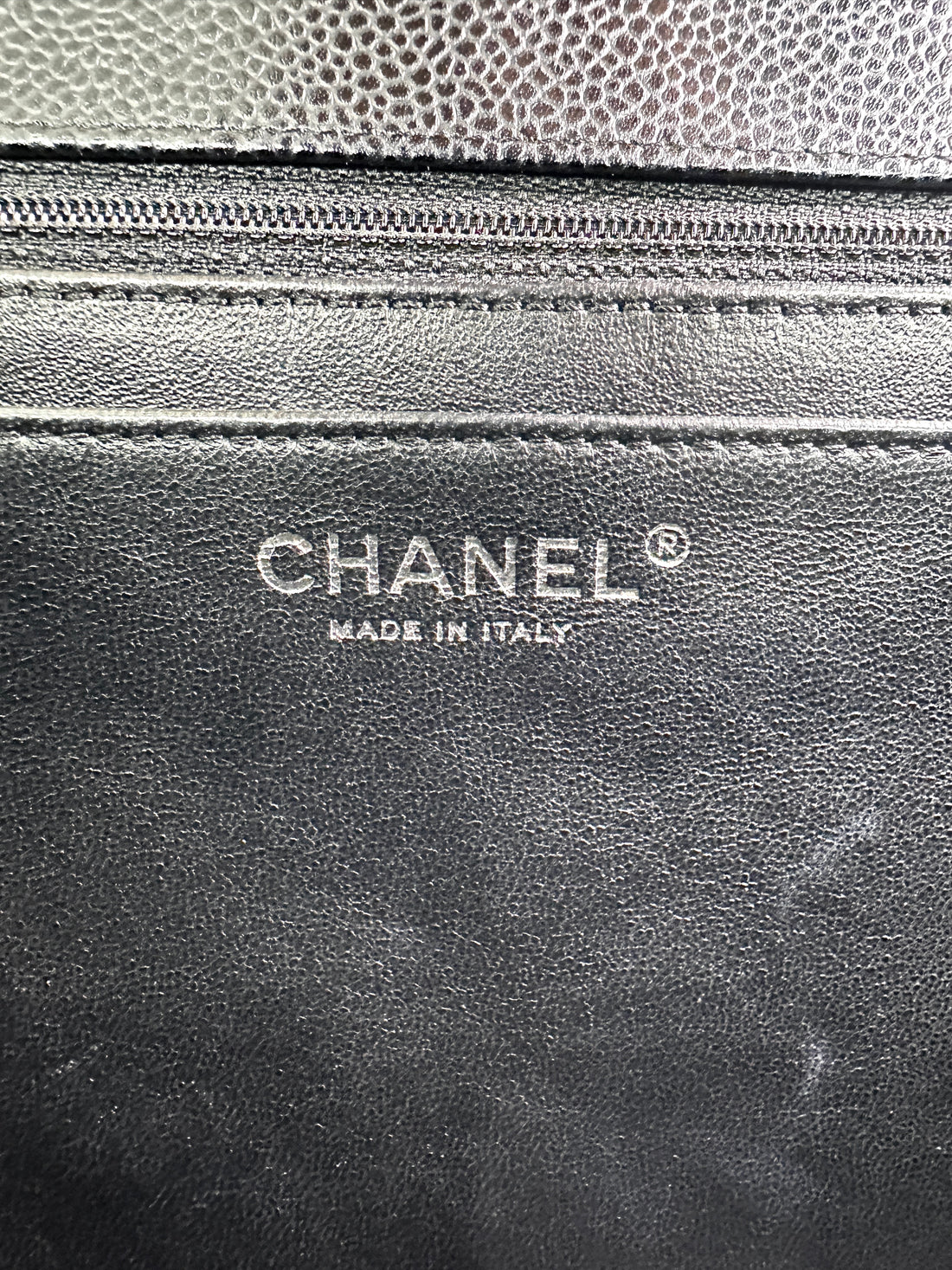 Chanel Classic Flap Black Quilted Leather Maxi Shoulder Bag With Silver Buckle(13***34) CC2292