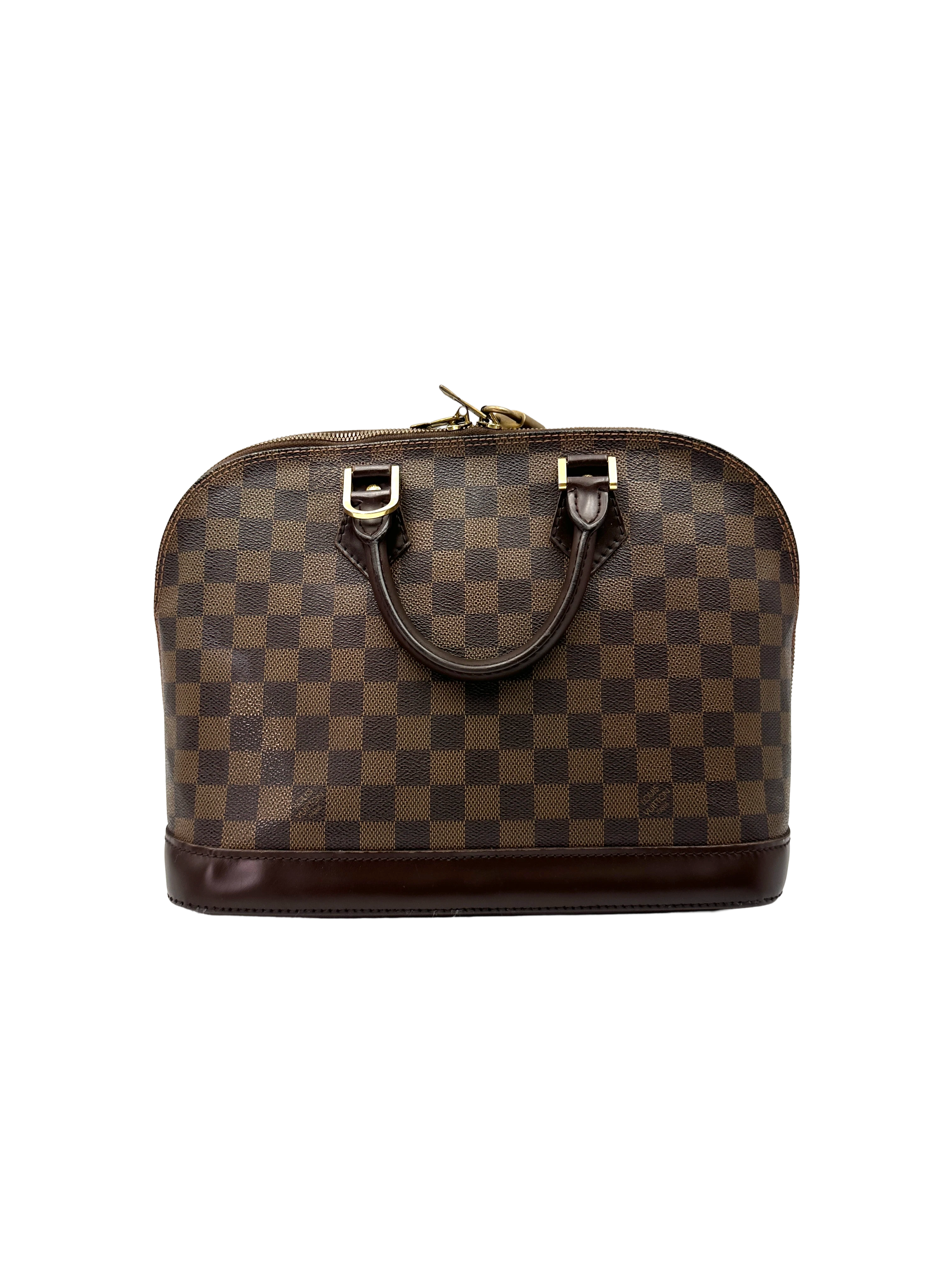Louis Vuitton Alma Damier Ebene Handle Bag LV3134