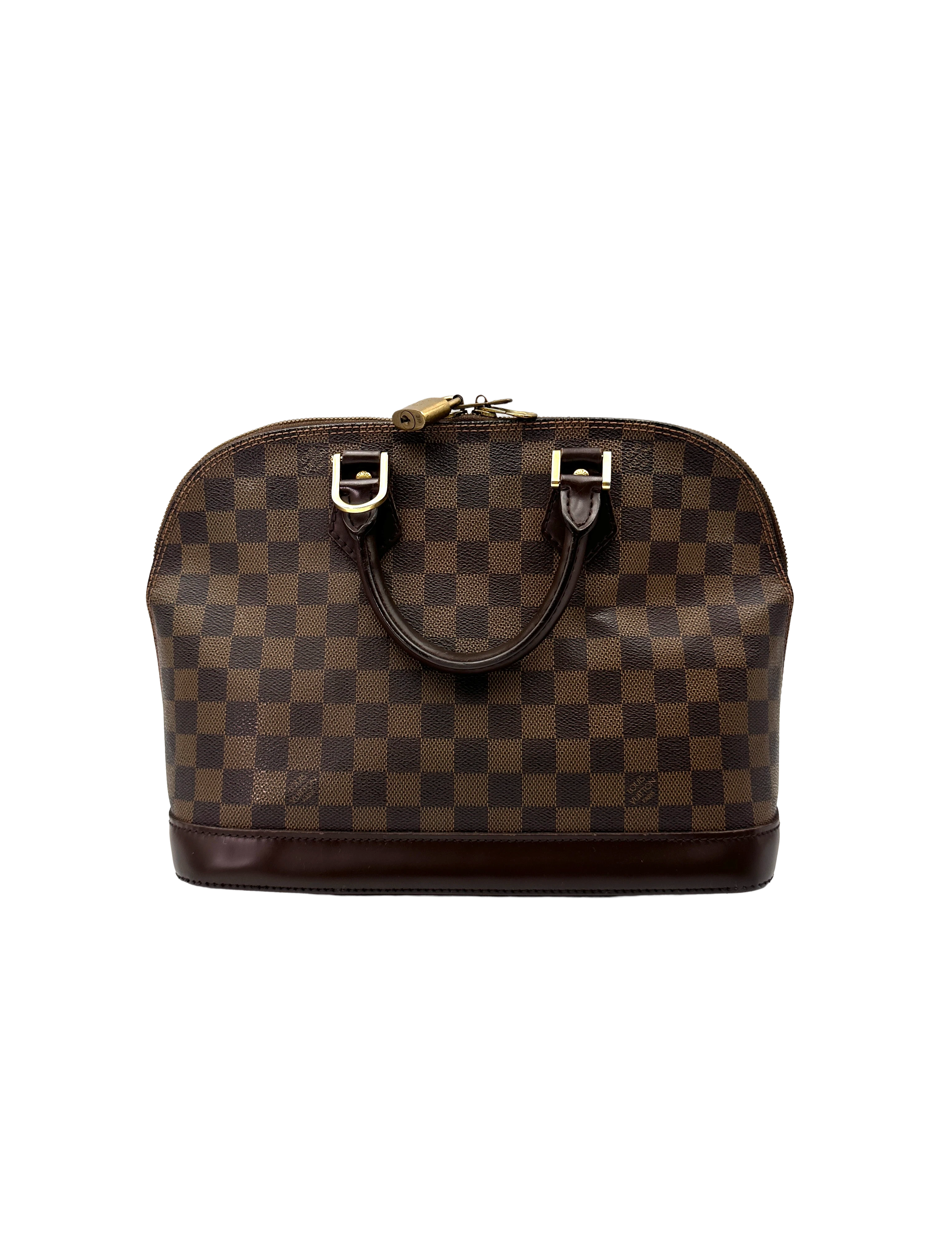 Louis Vuitton Alma Damier Ebene Handle Bag LV3134