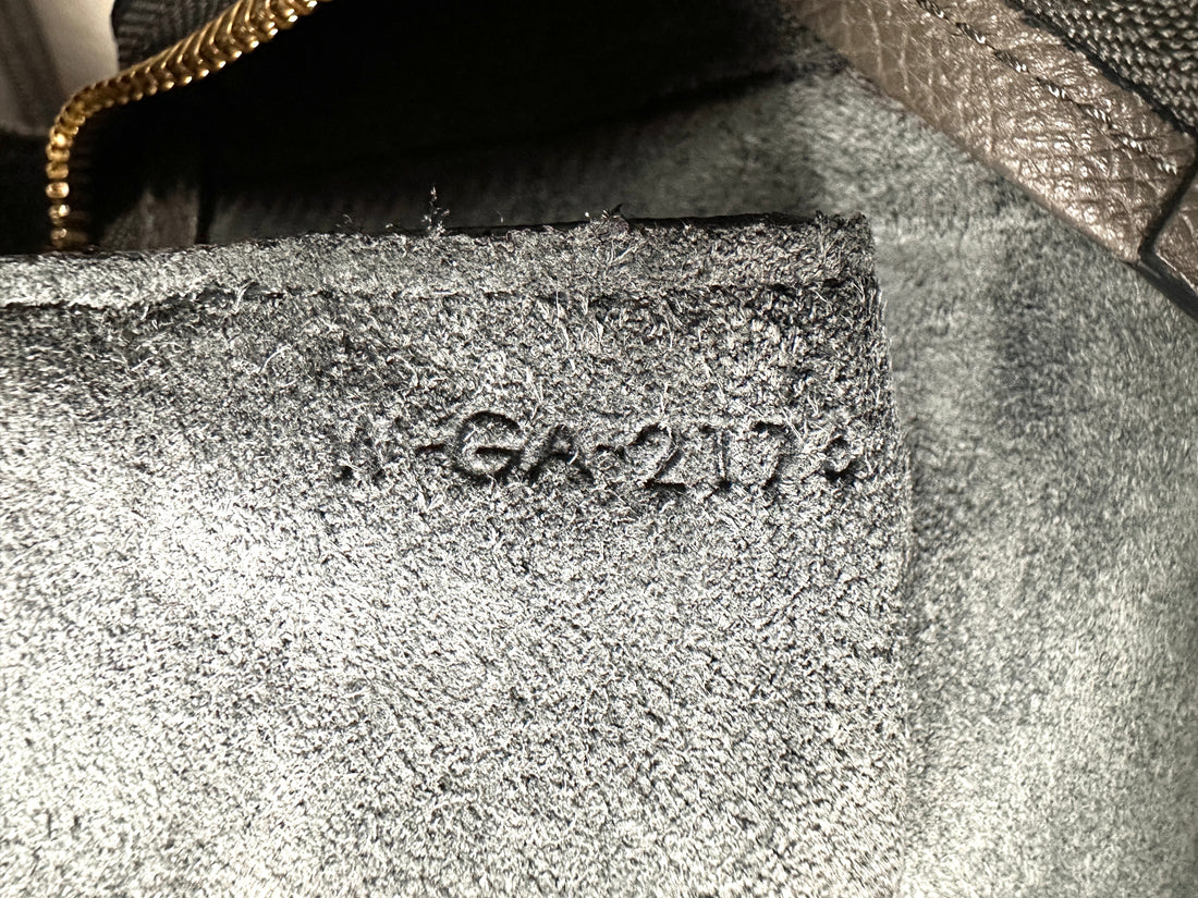 Celine Grey Leather Belt Handle Bag CE180