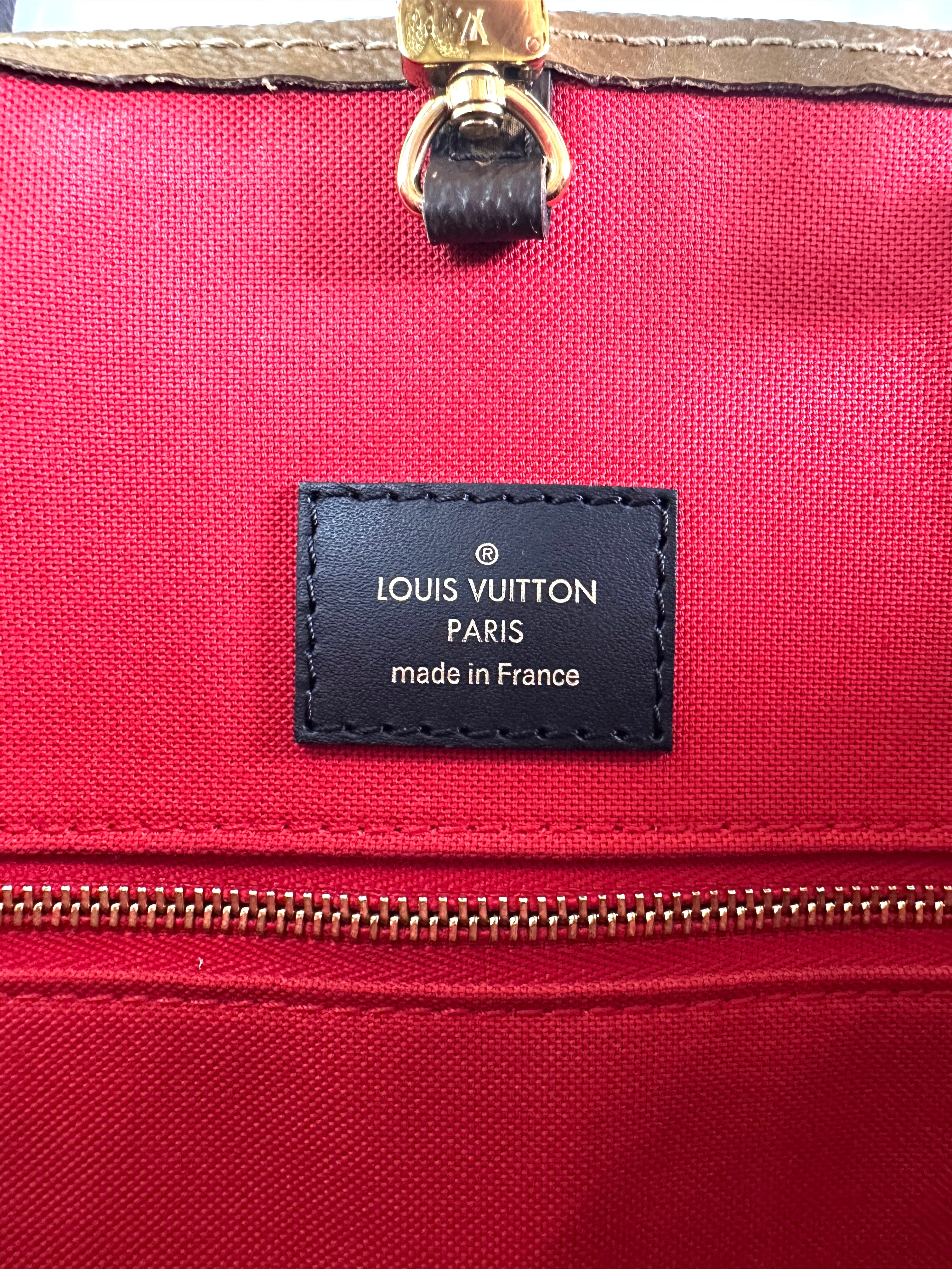 Louis Vuitton Onthego GM Monogram Canvas Handle Bag LV3132