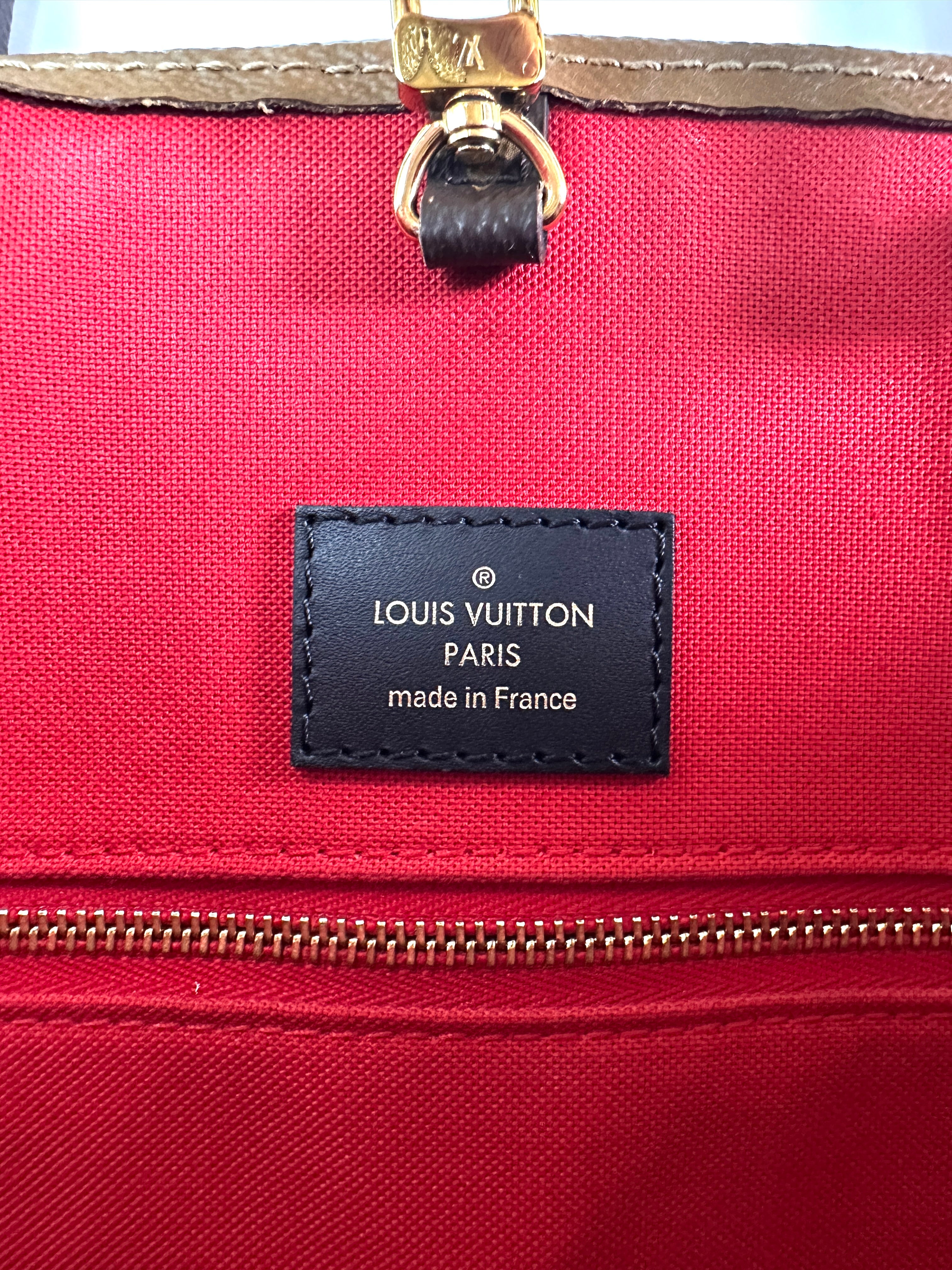 Louis Vuitton Onthego GM Monogram Canvas Handle Bag LV3133