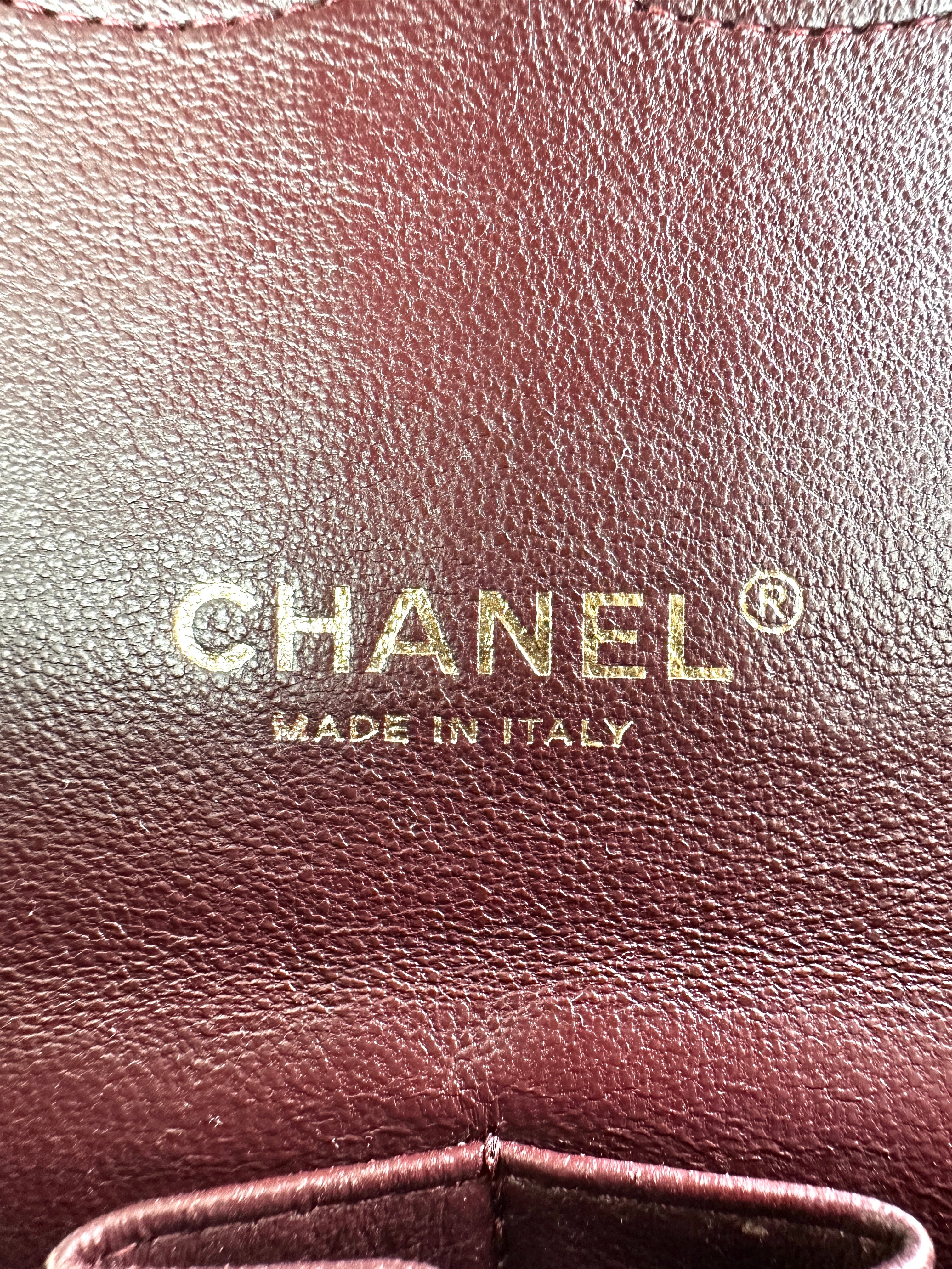 Chanel Classic Flap Black Quilted Lambskin Maxi Shoulder Bag With Gold Buckle(15***73) CC2291