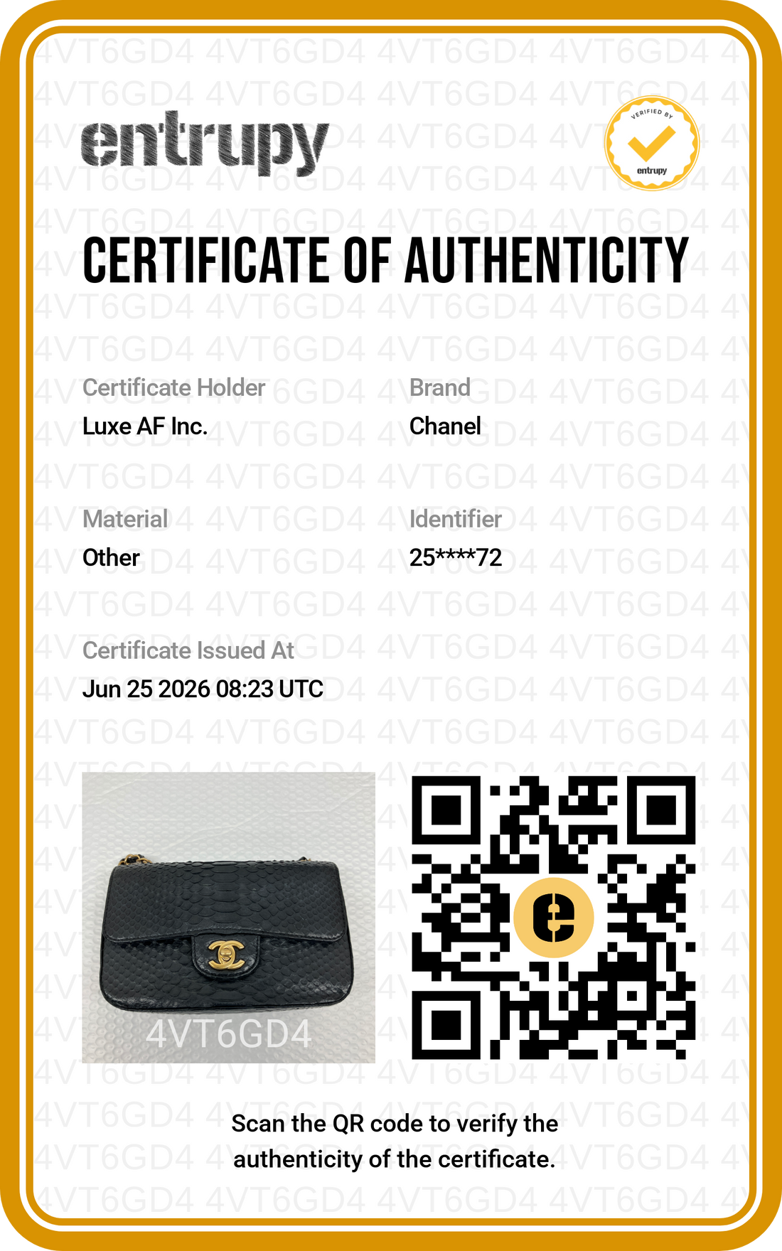 Chanel Classic Flap Black Python Leather Shoulder Bag(25***72) CC2301