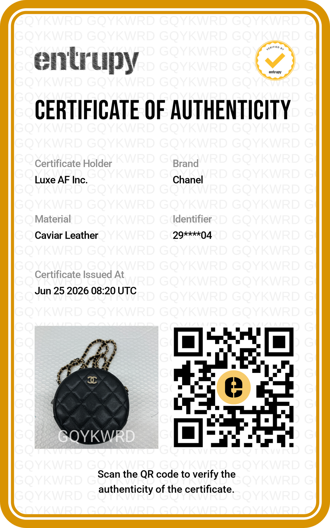 Chanel Black Quilted Leather Round Clutch(29***04) CC2295