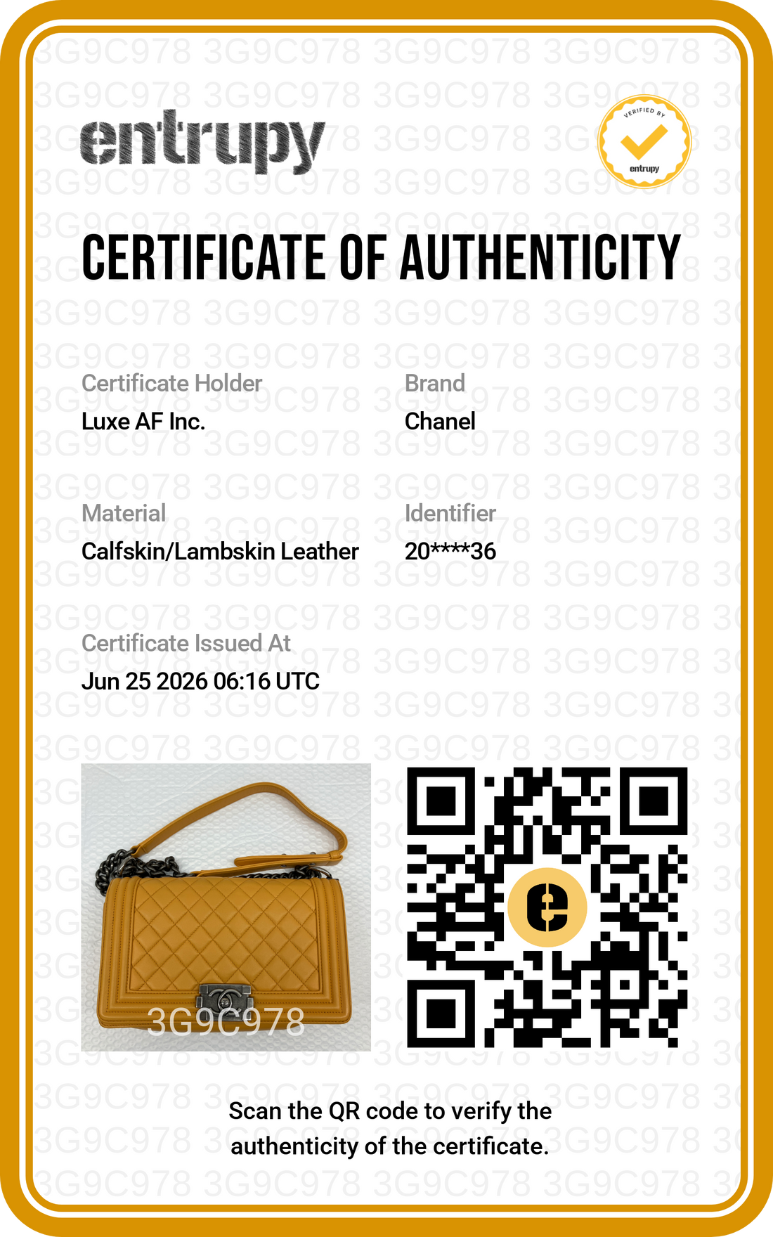 Chanel LeBoy Yellow Quilted Leather Medium Size Flap Bag With Silver Buckle(20***36) CC2279