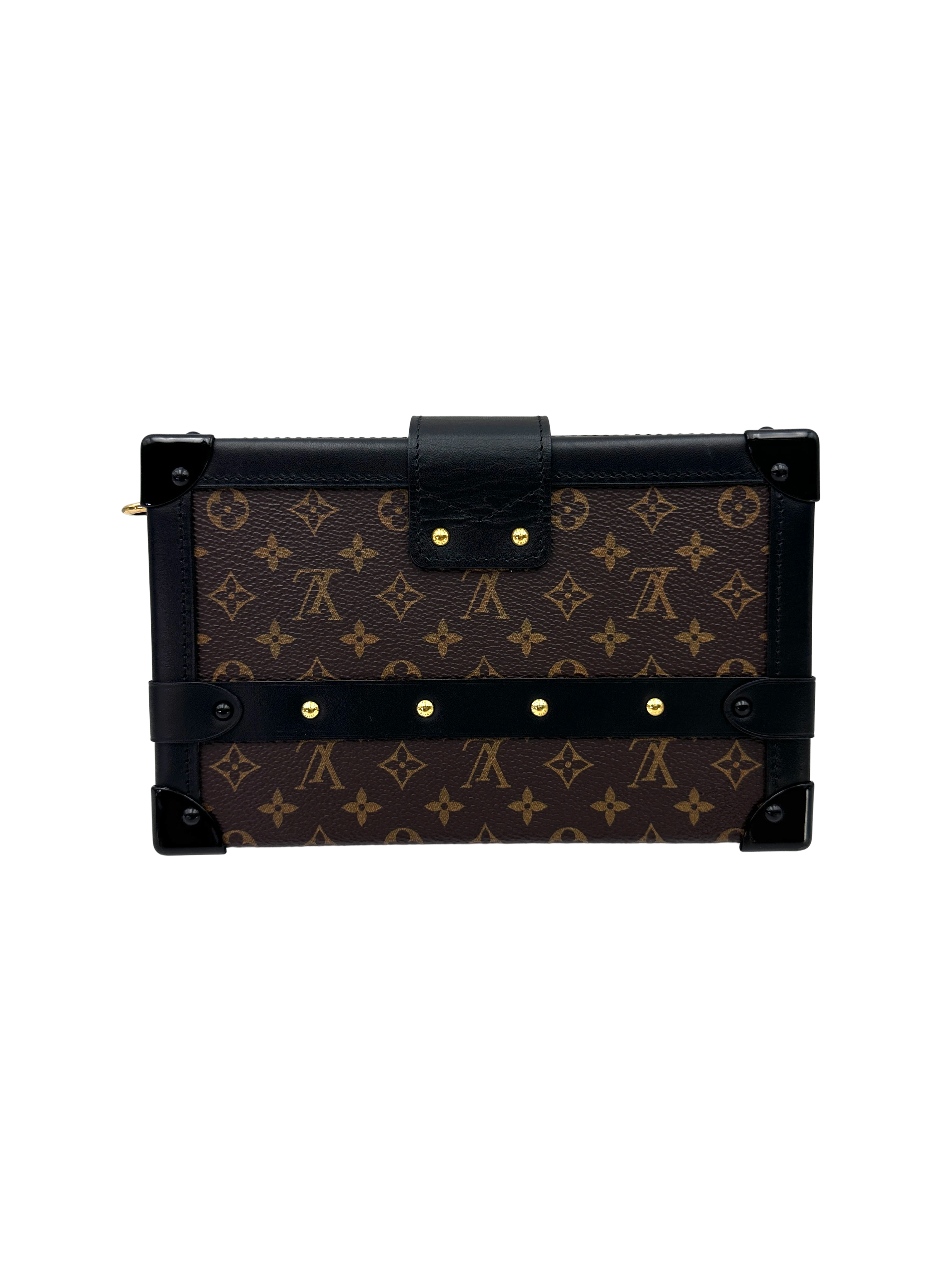 Louis Vuitton Petite Malle Monogram Canvas Shoulder Bag LV3140