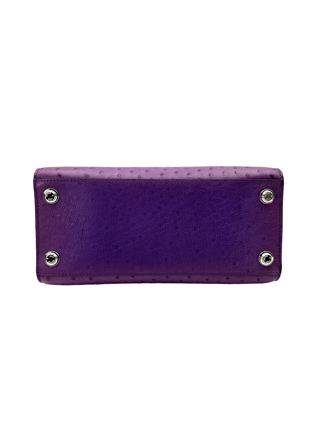 Louis Vuitton City Steamer Purple Ostrich Leather Handle Bag IRIS254
