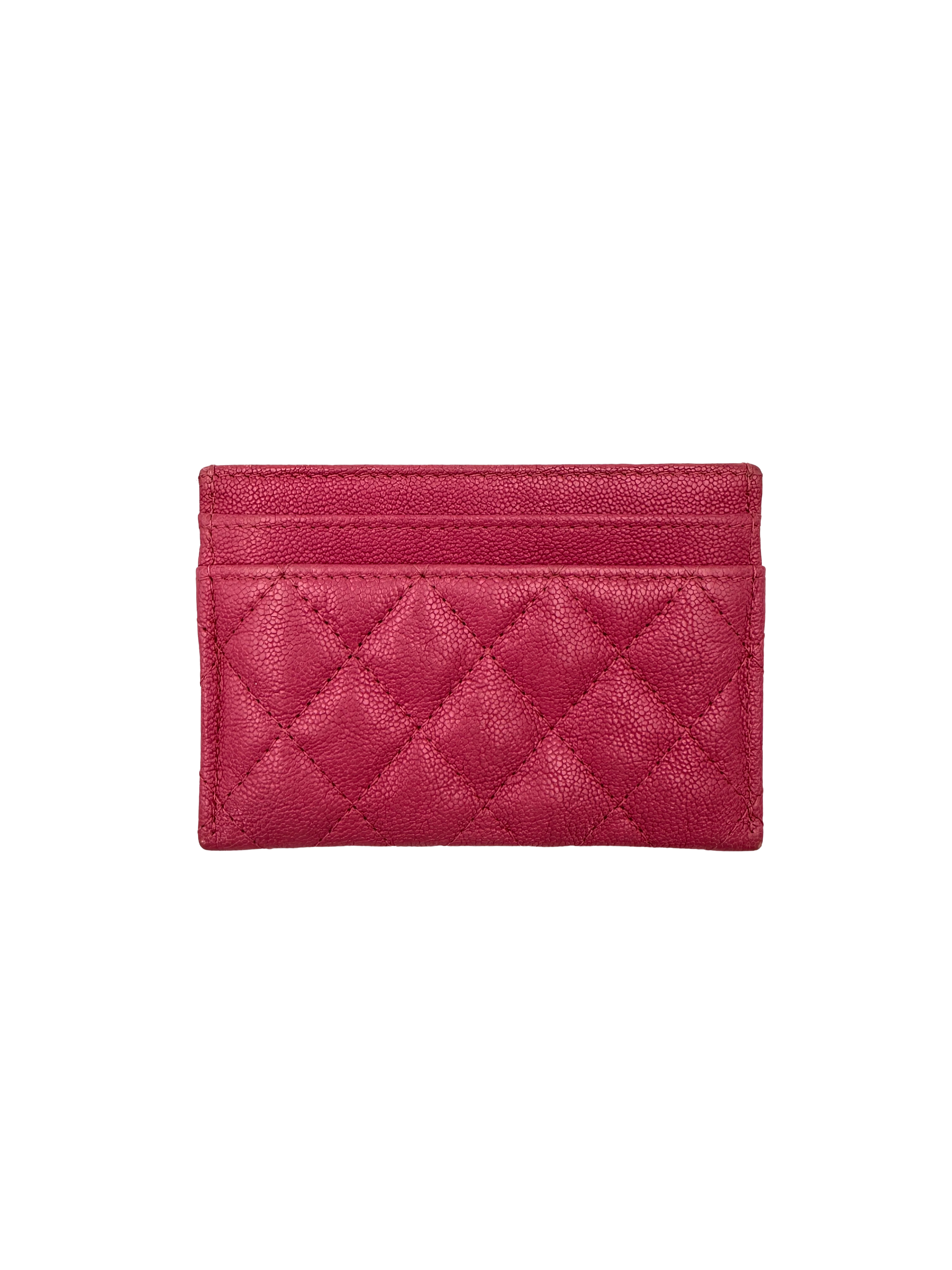 Chanel LeBoy Purple Quilted Leather Wallet(26***30) CC2303