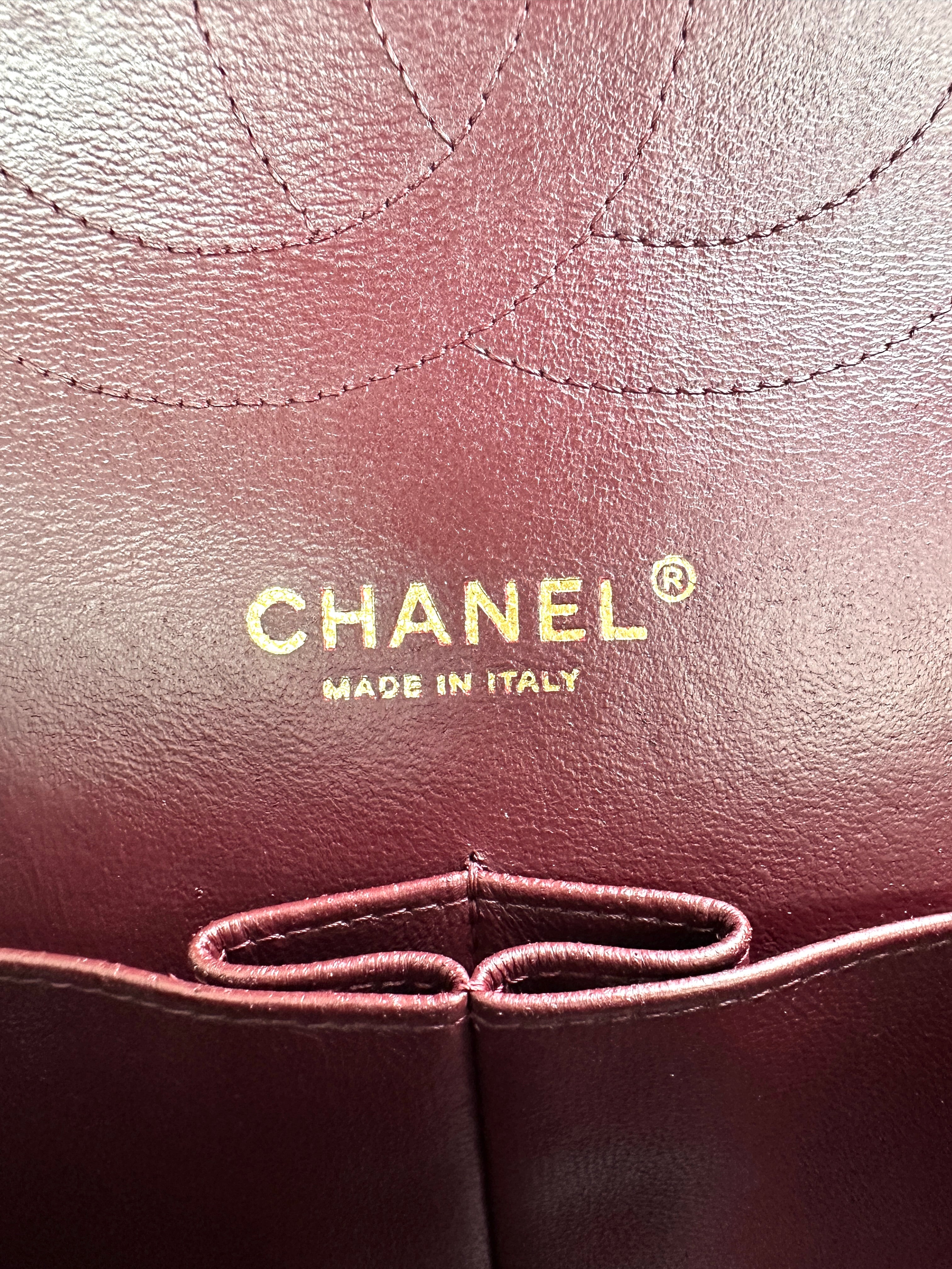 Chanel Classic Flap Black Quilted Leather Jumbo Shoulder Bag With Gold Buckle(23***57) CC2309