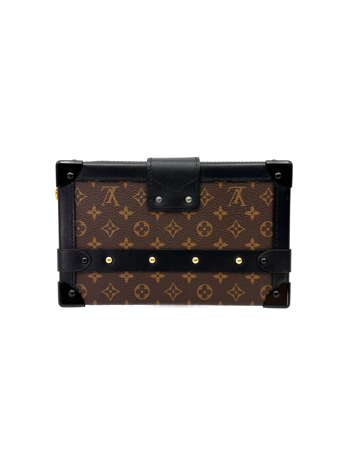 Louis Vuitton Petite Malle Monogram Canvas Shoulder Bag LV3142