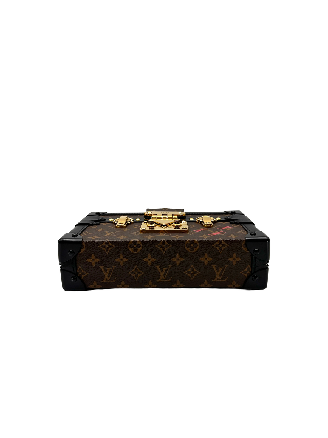 Louis Vuitton Petite Malle Monogram Canvas Shoulder Bag LV3142