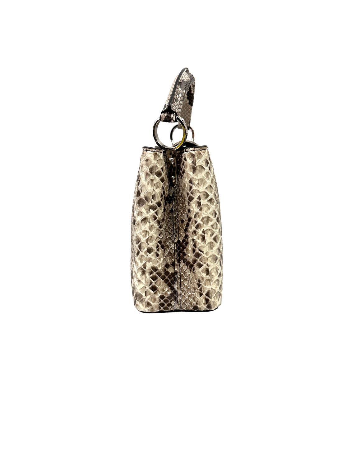 Louis Vuitton Capucines BB Python Leather Handle Bag LV3137