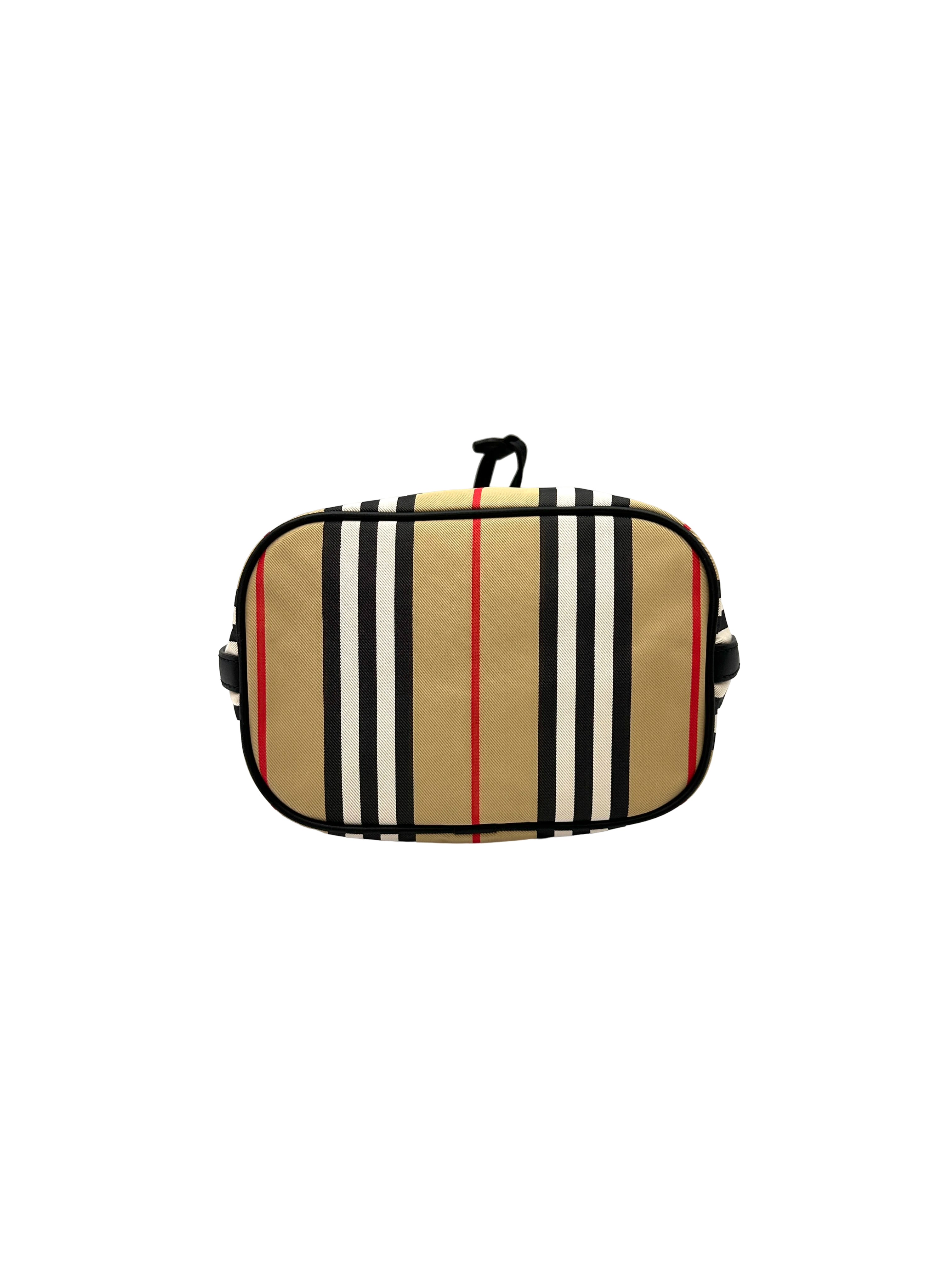 Burberry Check Nylon Drawstring Bucket Bag BR73