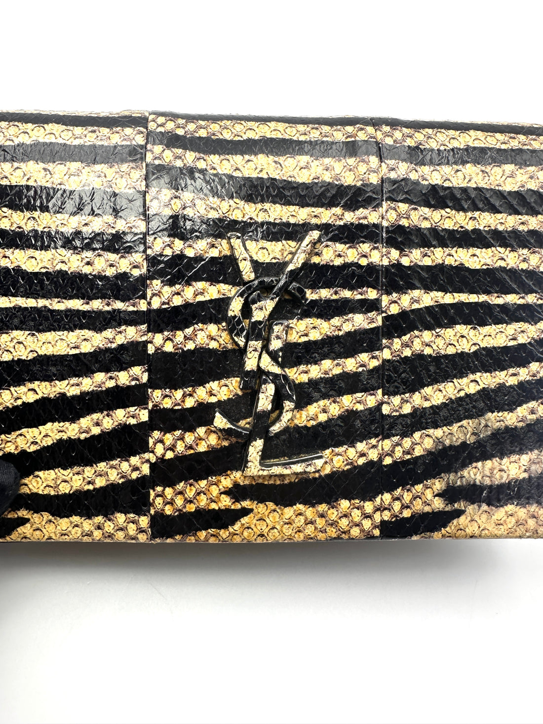 Saint Laurent Kate Zebra Print Leather Wallet On Chain SL271
