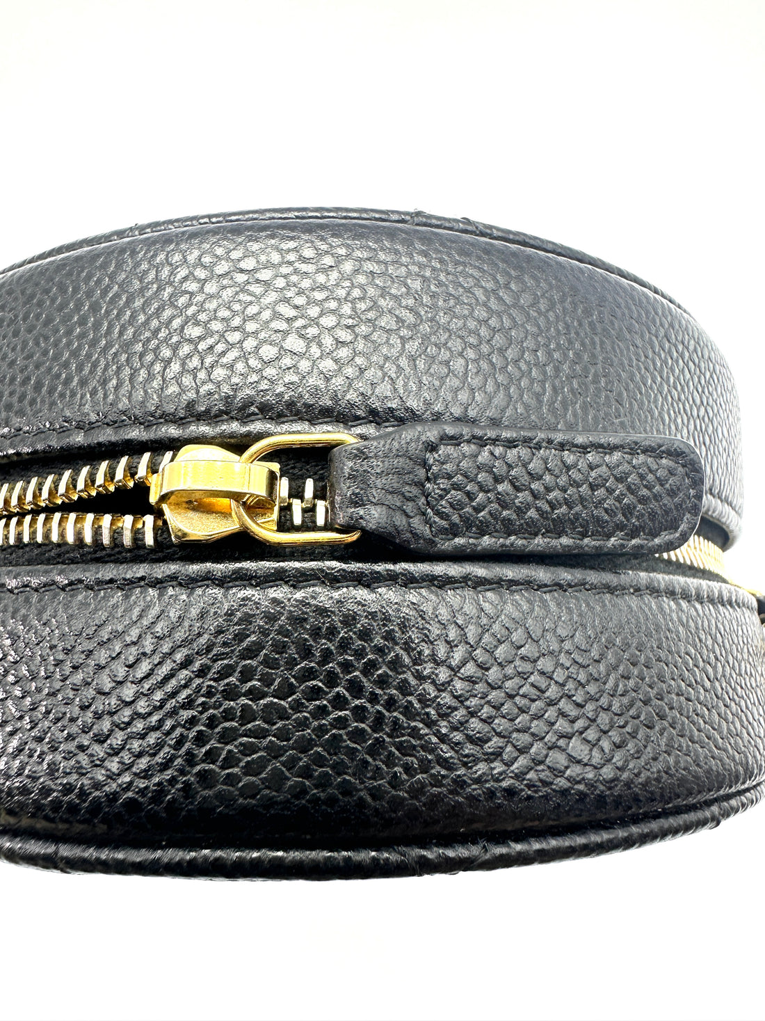 Chanel Black Quilted Leather Round Clutch(31***79) CC2315