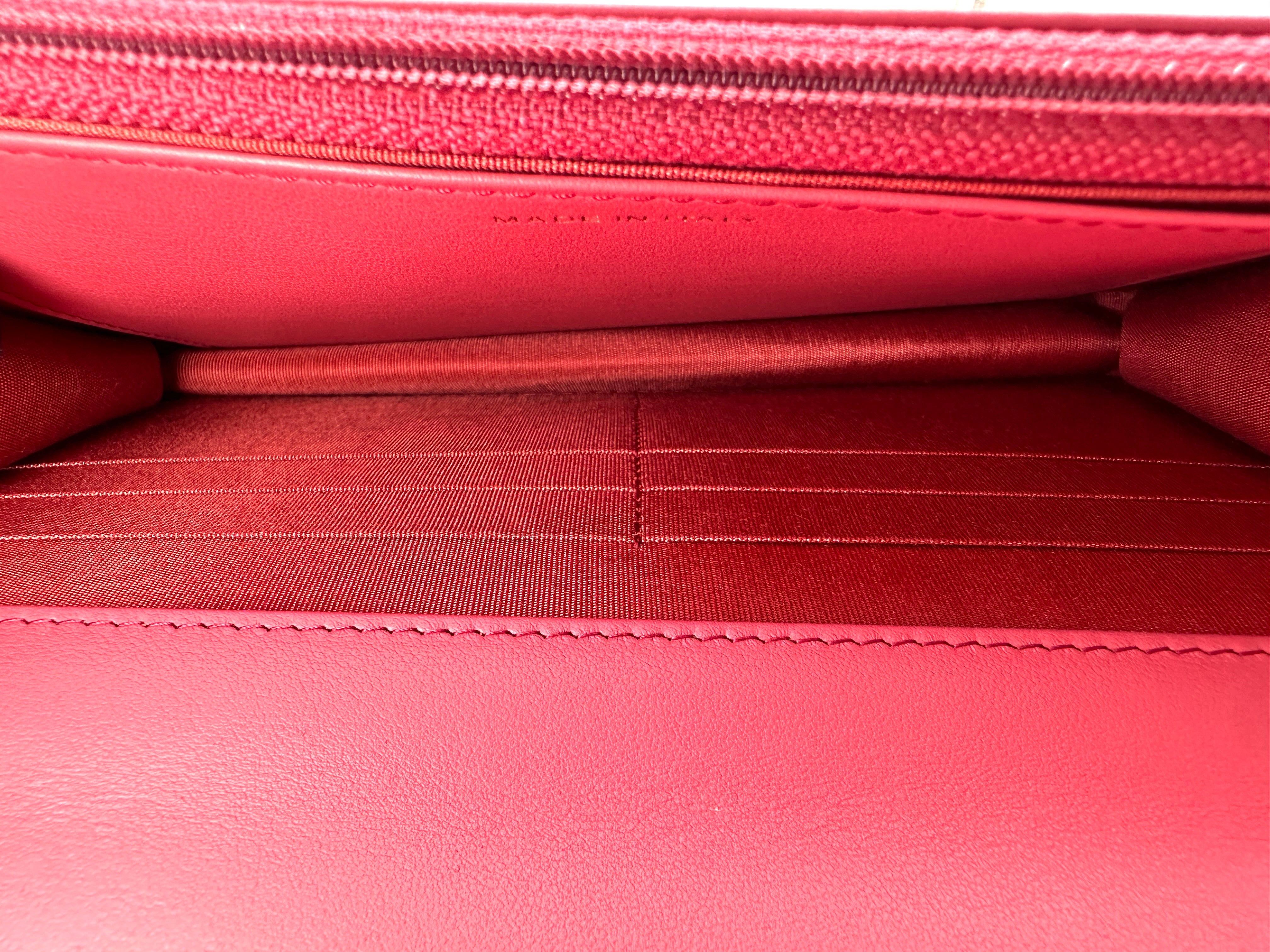 Chanel 19Bag Pink Quilted Leather Wallet On Chain(29***55) CC2314