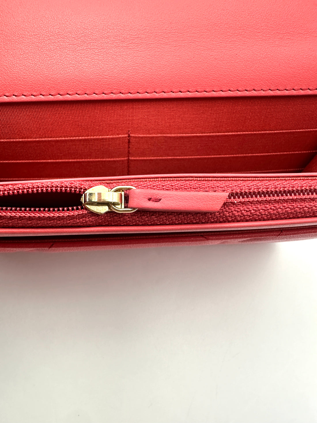 Chanel 19Bag Pink Quilted Leather Wallet On Chain(29***55) CC2314