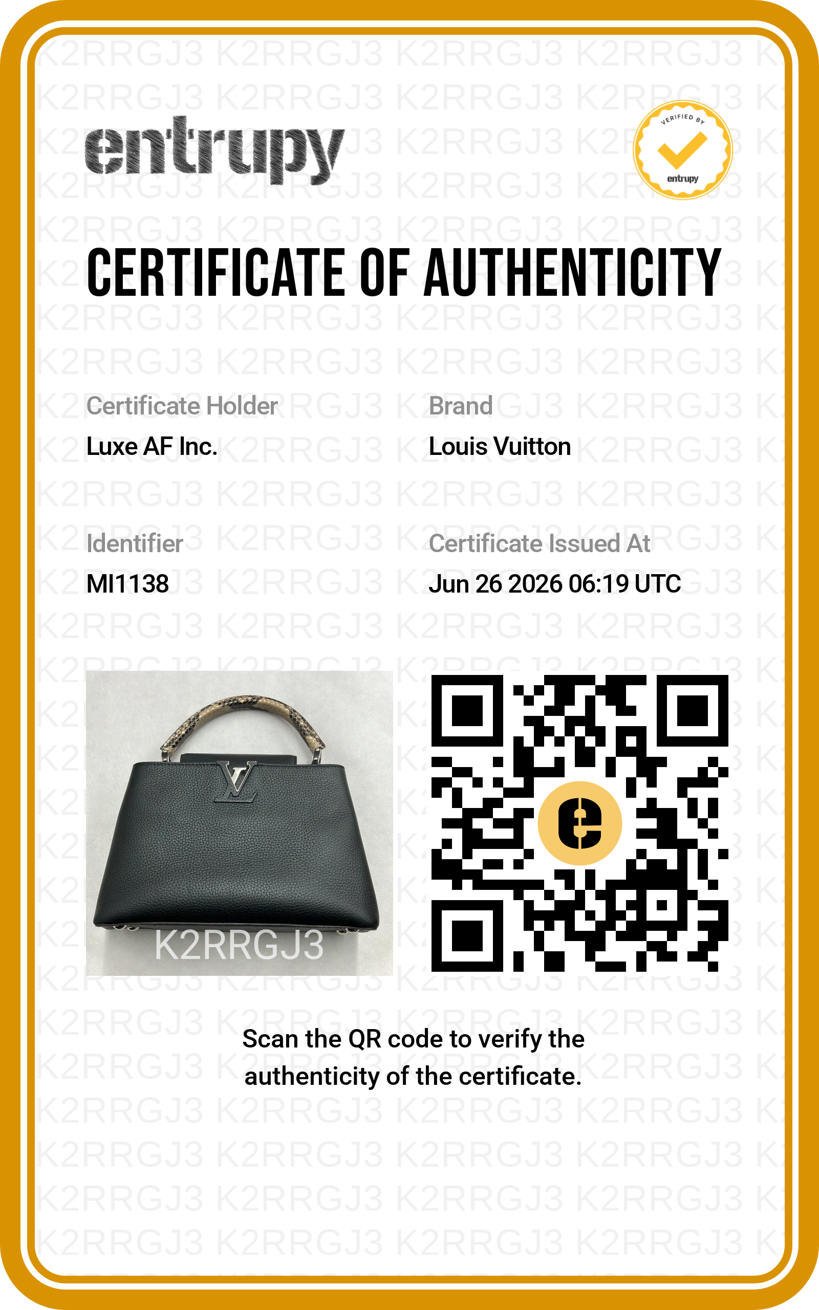 Louis Vuitton Capucines MM Black Taurillon Leather Python Handle Bag LV3138
