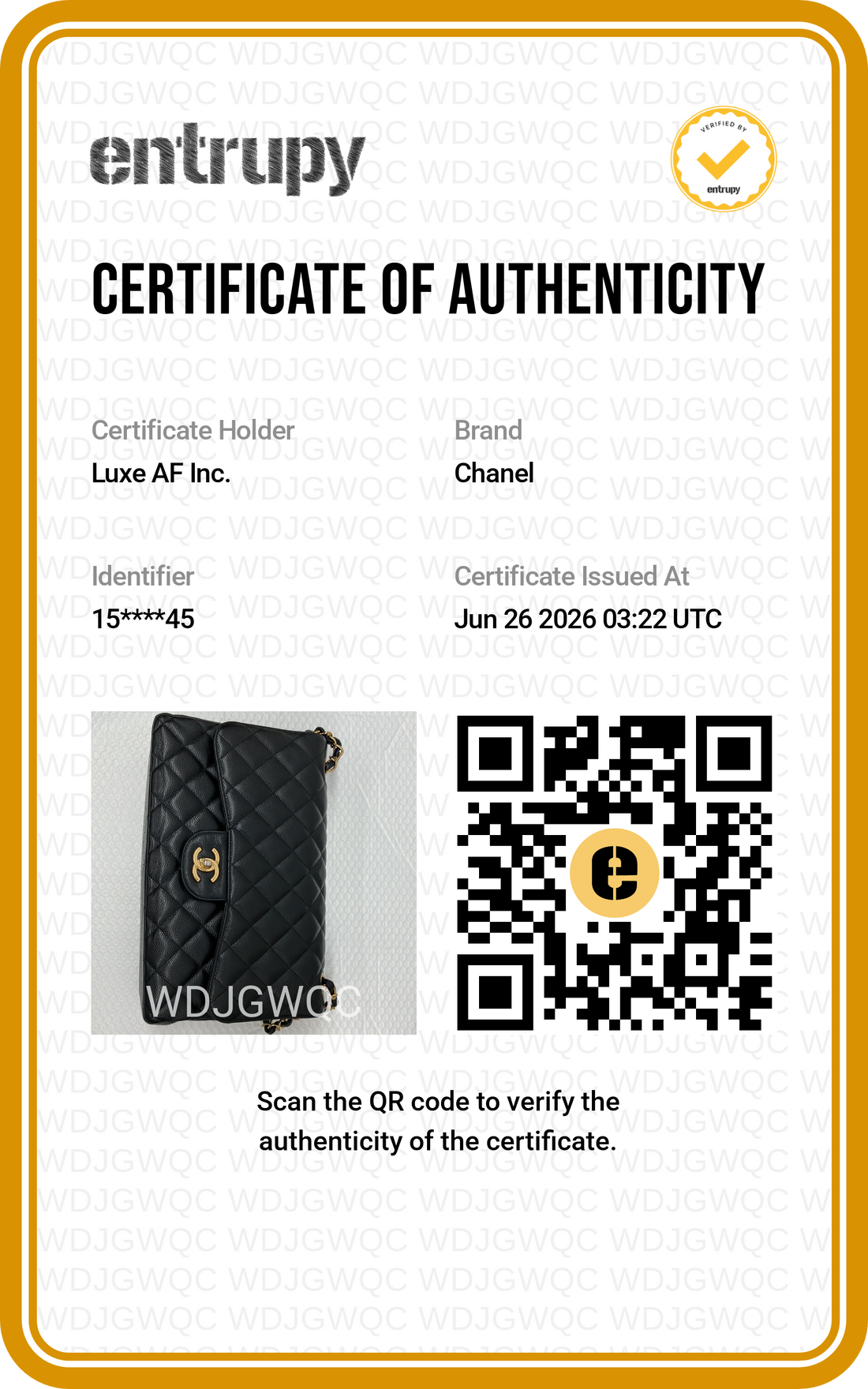 Chanel Classic Flap Black Quilted Leather Jumbo Shoulder Bag With Gold Buckle(15***45) CC2307
